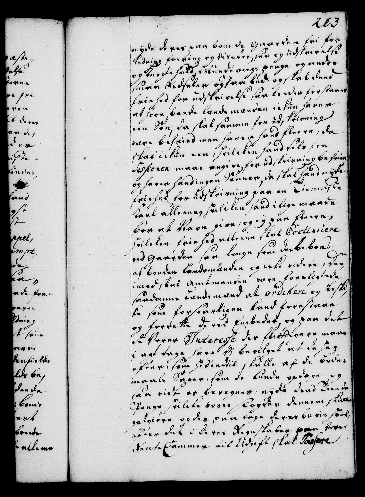 Rentekammeret, Kammerkanselliet, AV/RA-EA-3111/G/Gg/Gga/L0002: Norsk ekspedisjonsprotokoll med register (merket RK 53.2), 1723-1727, p. 203