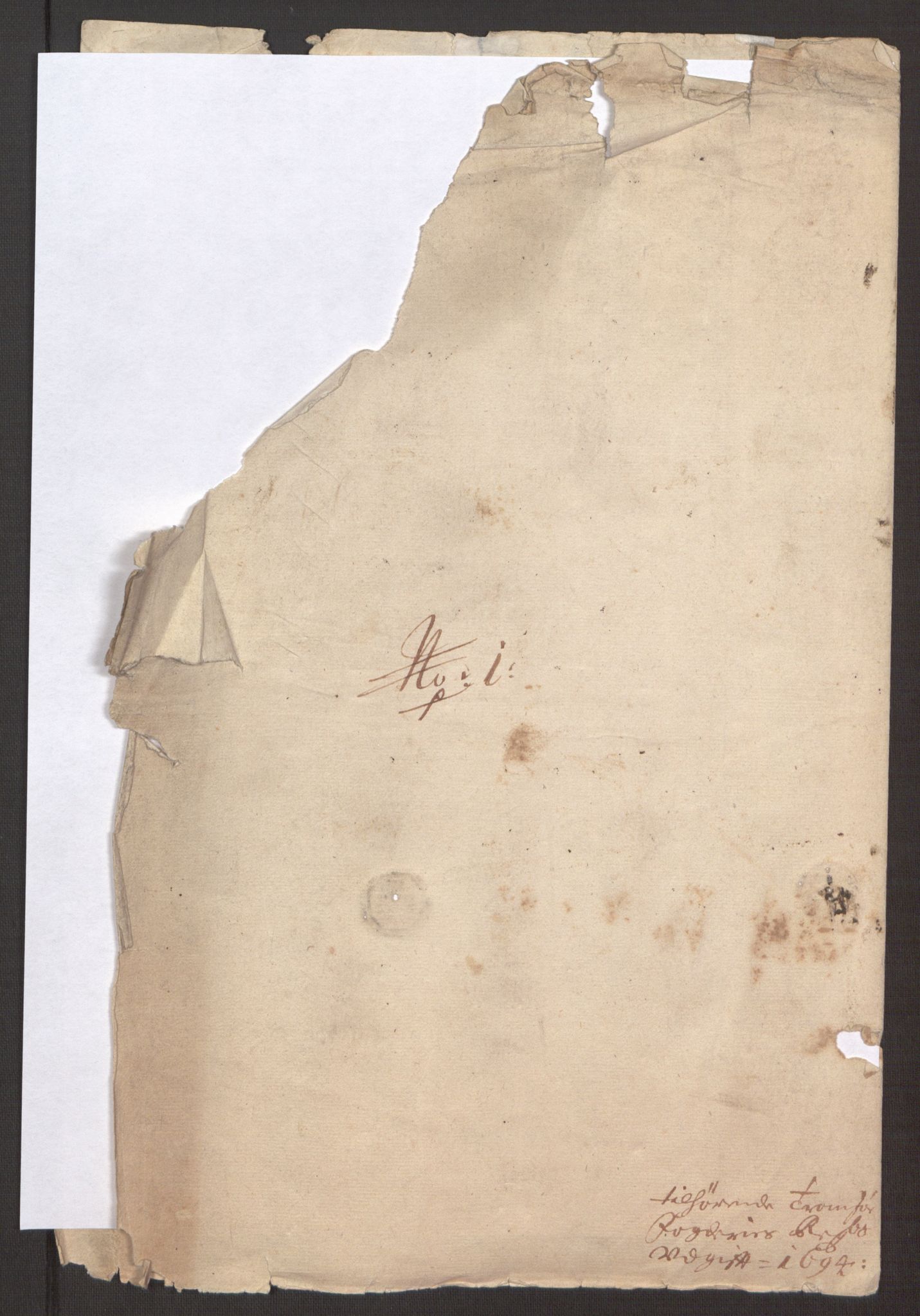 Rentekammeret inntil 1814, Reviderte regnskaper, Fogderegnskap, RA/EA-4092/R68/L4753: Fogderegnskap Senja og Troms, 1694-1696, p. 210