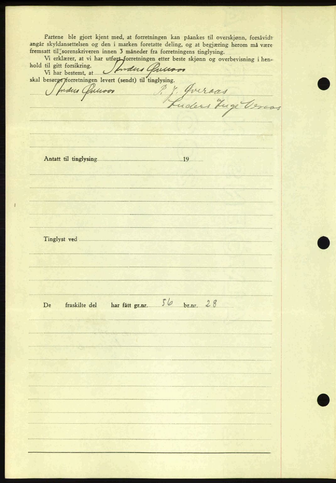 Romsdal sorenskriveri, AV/SAT-A-4149/1/2/2C: Mortgage book no. A14, 1943-1943, Diary no: : 628/1943