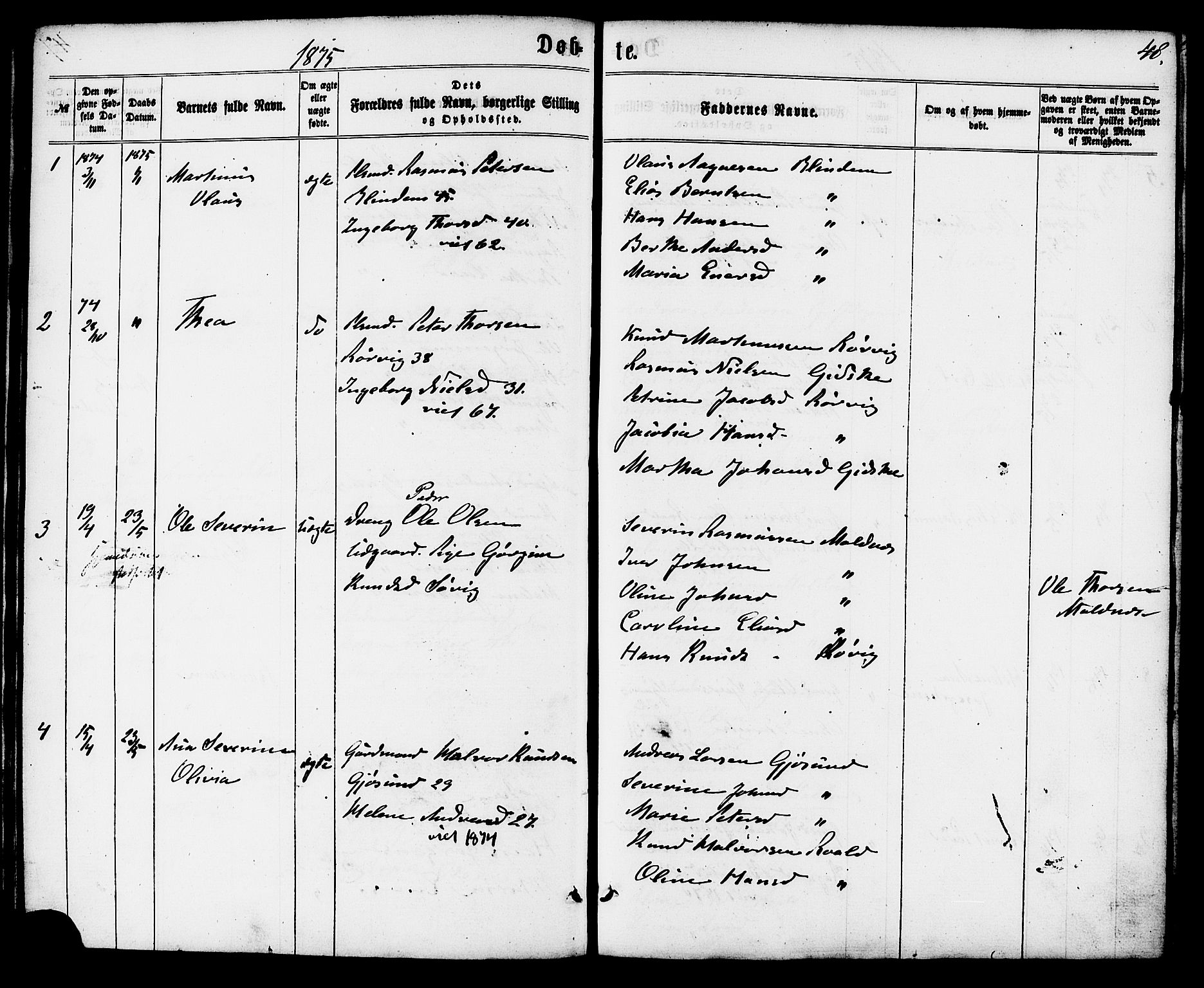 Ministerialprotokoller, klokkerbøker og fødselsregistre - Møre og Romsdal, SAT/A-1454/537/L0518: Parish register (official) no. 537A02, 1862-1876, p. 48