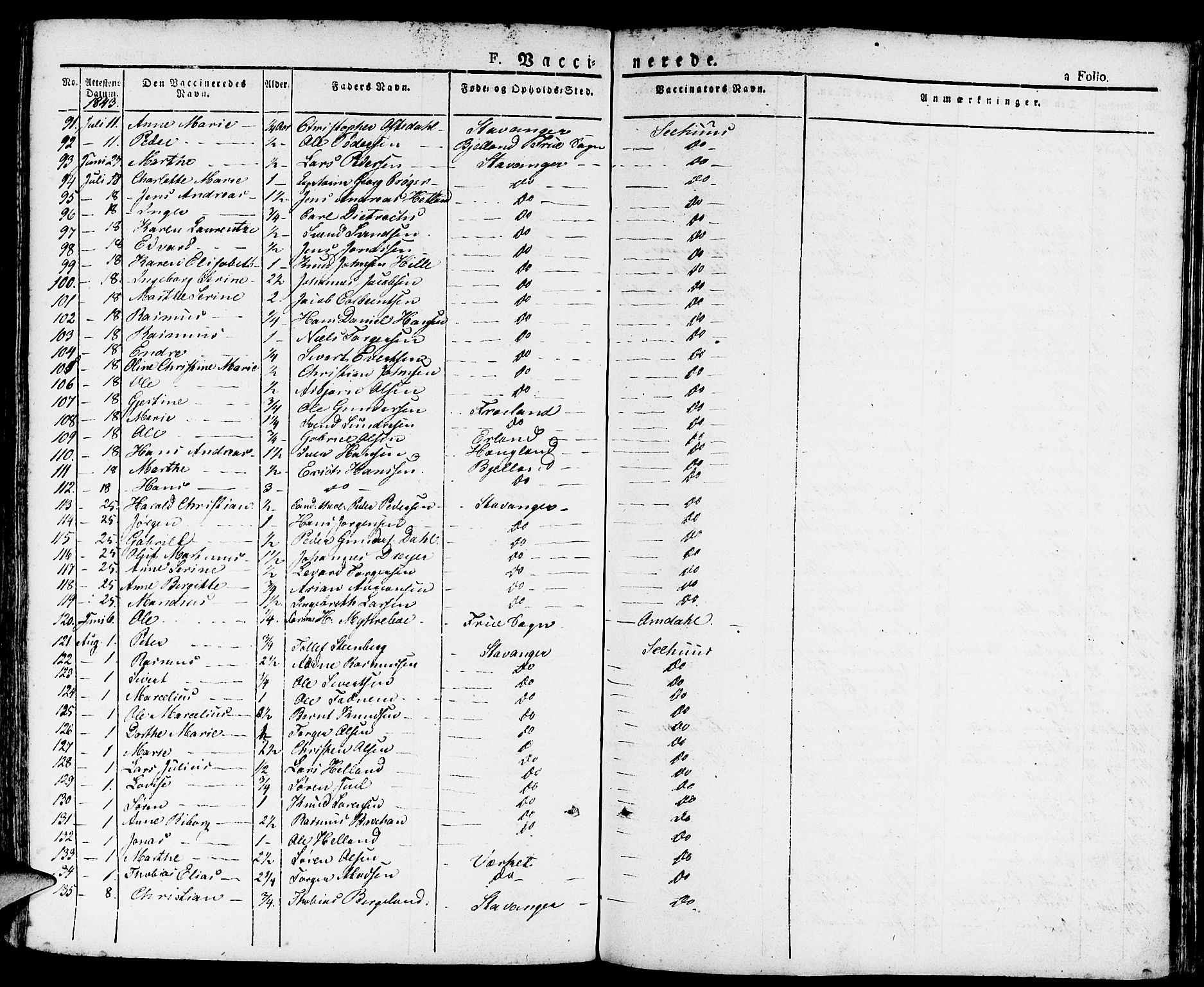 Domkirken sokneprestkontor, AV/SAST-A-101812/001/30/30BA/L0011: Parish register (official) no. A 11, 1832-1856