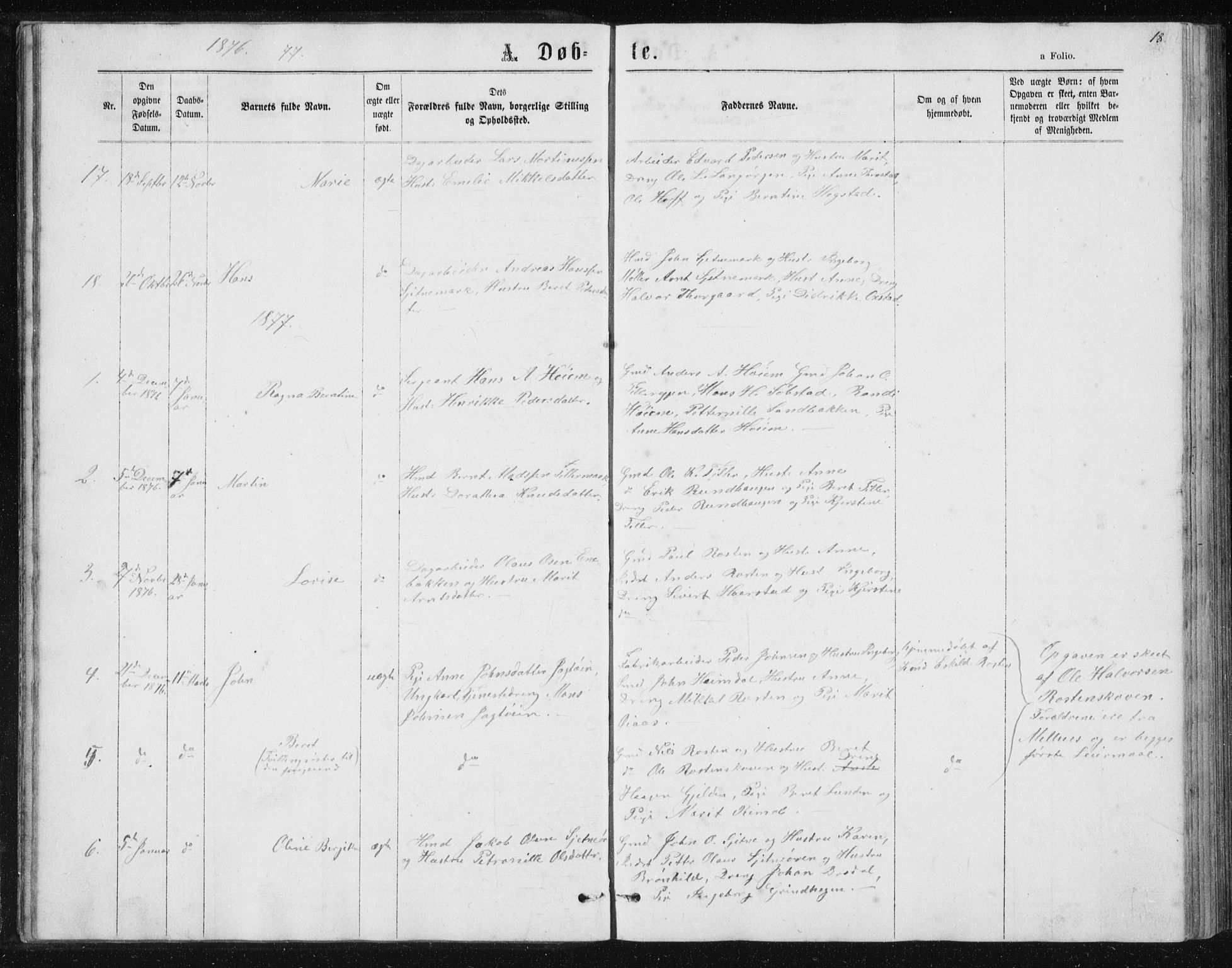 Ministerialprotokoller, klokkerbøker og fødselsregistre - Sør-Trøndelag, AV/SAT-A-1456/621/L0459: Parish register (copy) no. 621C02, 1866-1895, p. 18