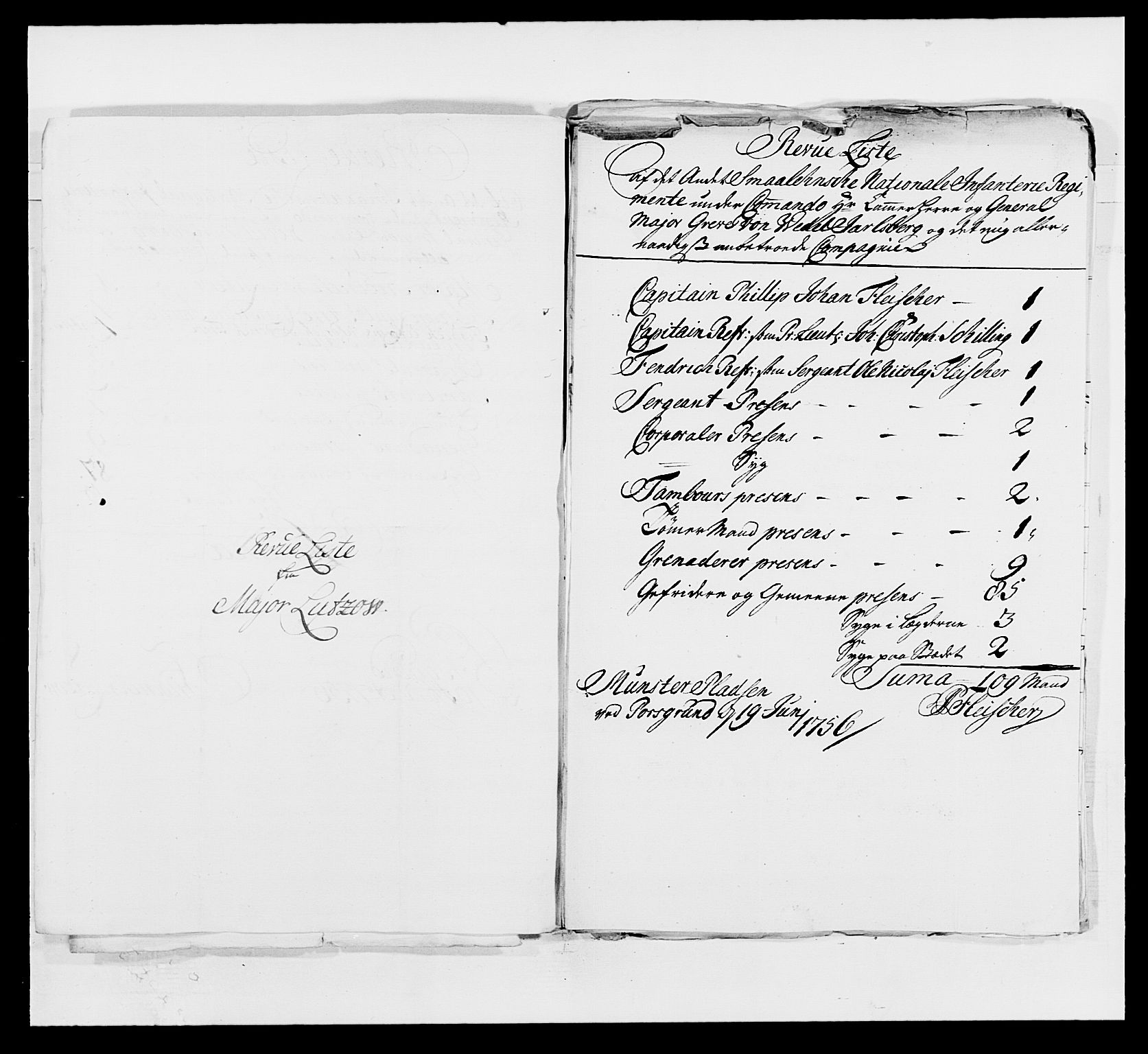 Kommanderende general (KG I) med Det norske krigsdirektorium, AV/RA-EA-5419/E/Ea/L0497: 2. Smålenske regiment, 1748-1765, p. 244