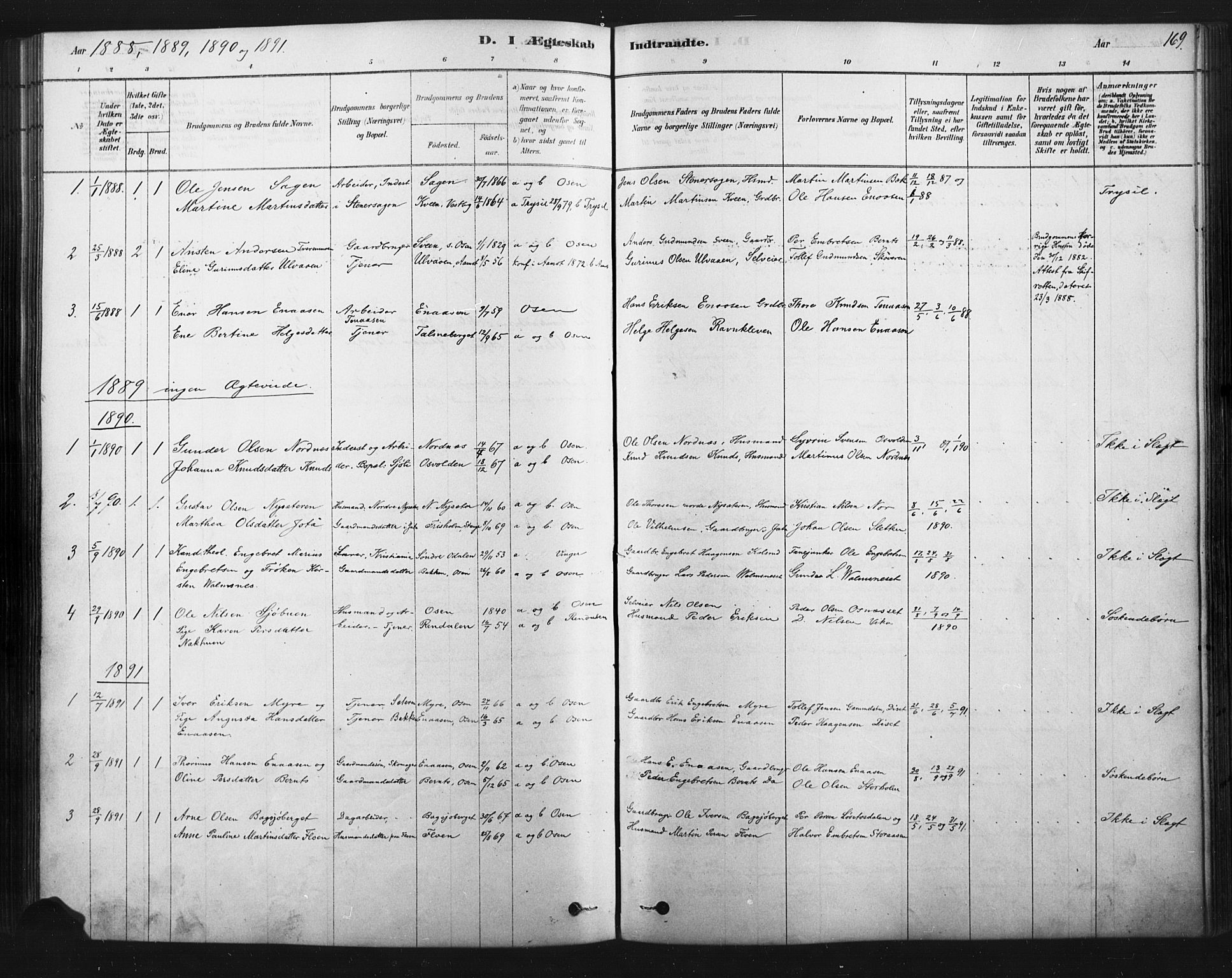 Åmot prestekontor, Hedmark, SAH/PREST-056/H/Ha/Haa/L0012: Parish register (official) no. 12, 1878-1901, p. 169