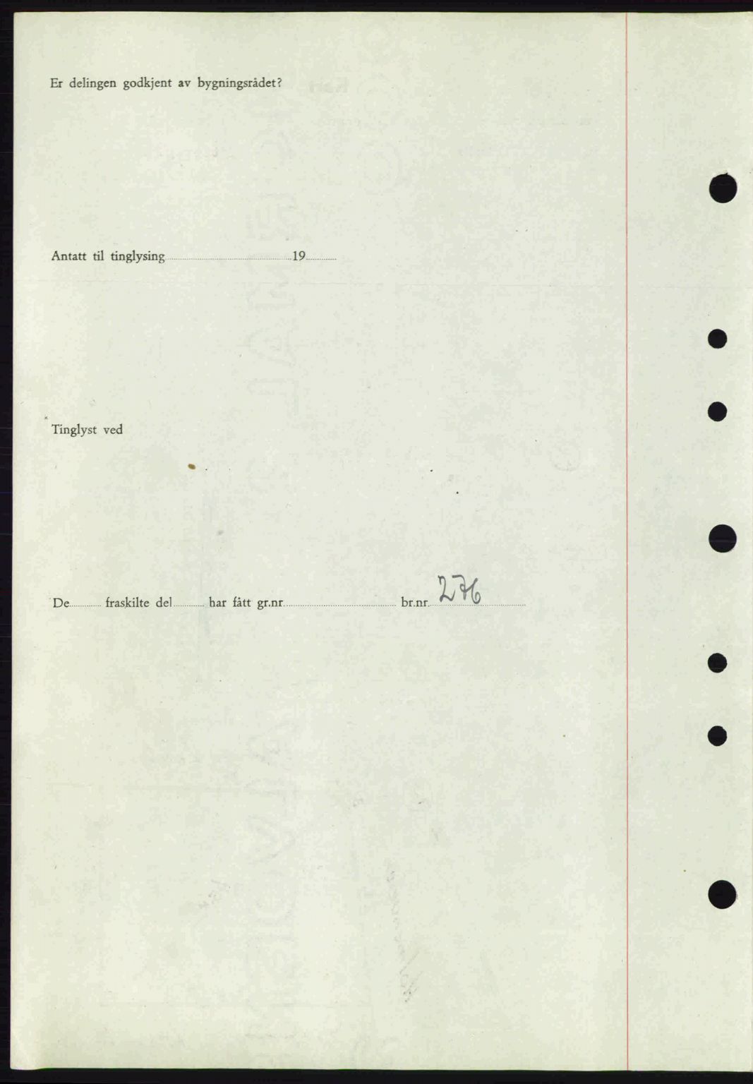 Tønsberg sorenskriveri, AV/SAKO-A-130/G/Ga/Gaa/L0013: Mortgage book no. A13, 1943-1943, Diary no: : 1880/1943