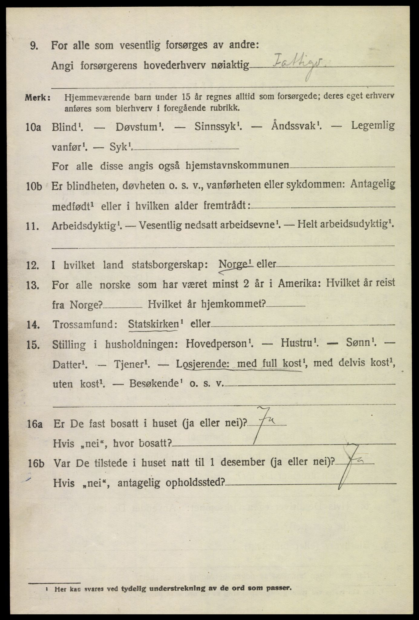 SAH, 1920 census for Løten, 1920, p. 4954