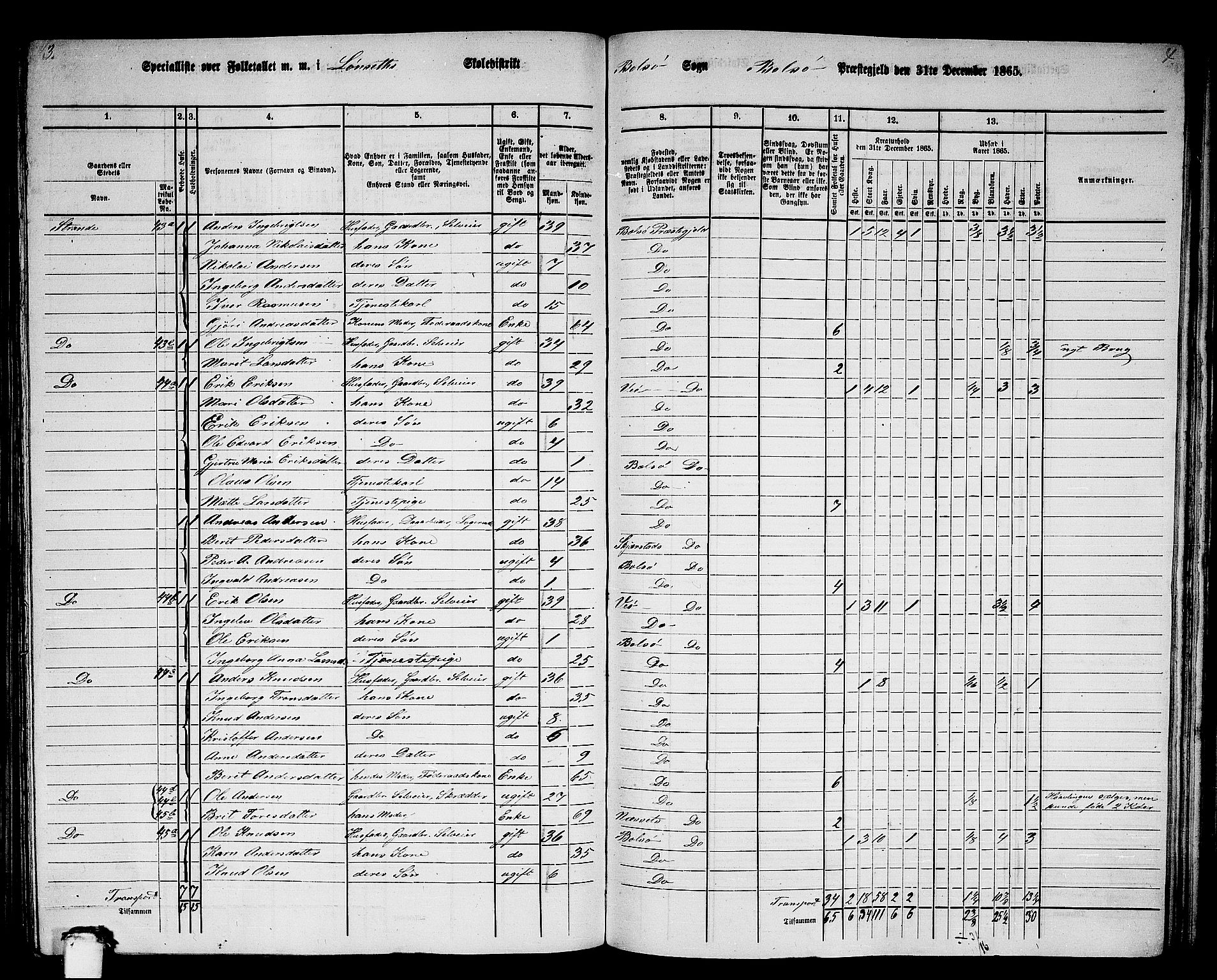 RA, 1865 census for Bolsøy, 1865, p. 50