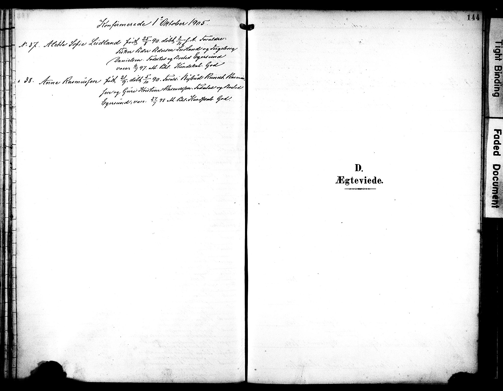 Eigersund sokneprestkontor, SAST/A-101807/S08/L0019: Parish register (official) no. A 18, 1892-1905, p. 144
