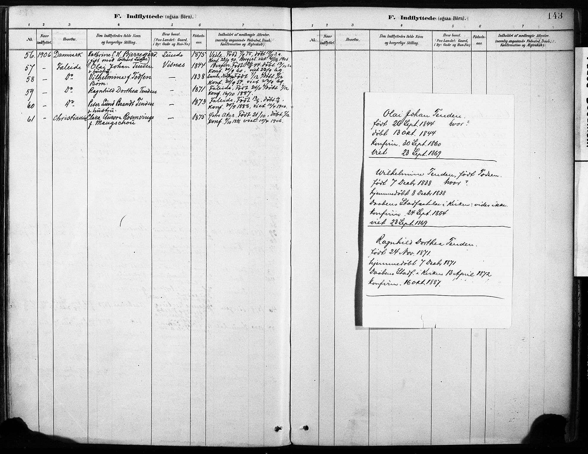 Stryn Sokneprestembete, AV/SAB-A-82501: Parish register (official) no. B 1, 1878-1907, p. 143