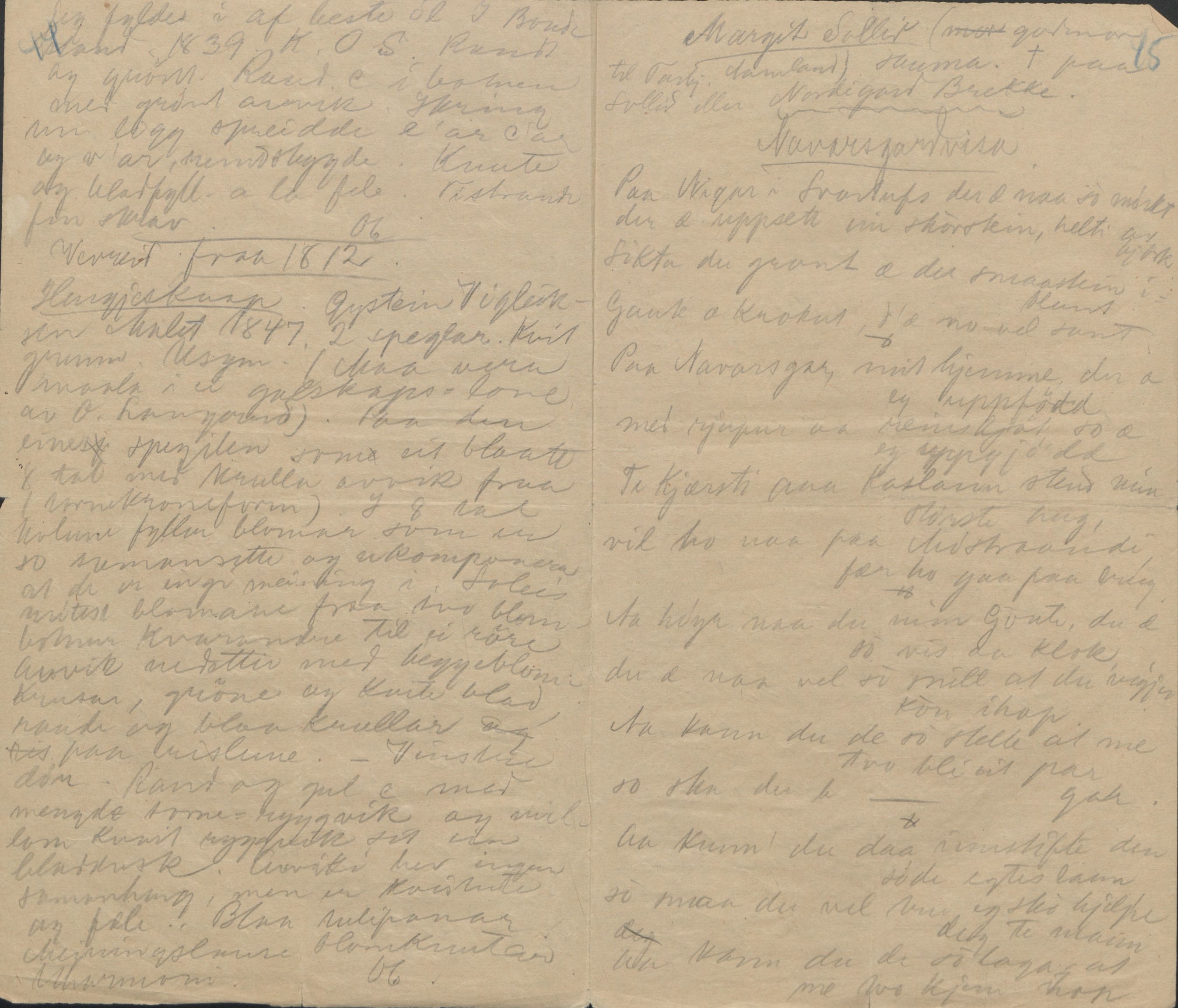 Rikard Berge, TEMU/TGM-A-1003/F/L0004/0044: 101-159 / 147 Visa om Storegut 4 vers. Også diverse kjelder. , 1906-1908, p. 44-45