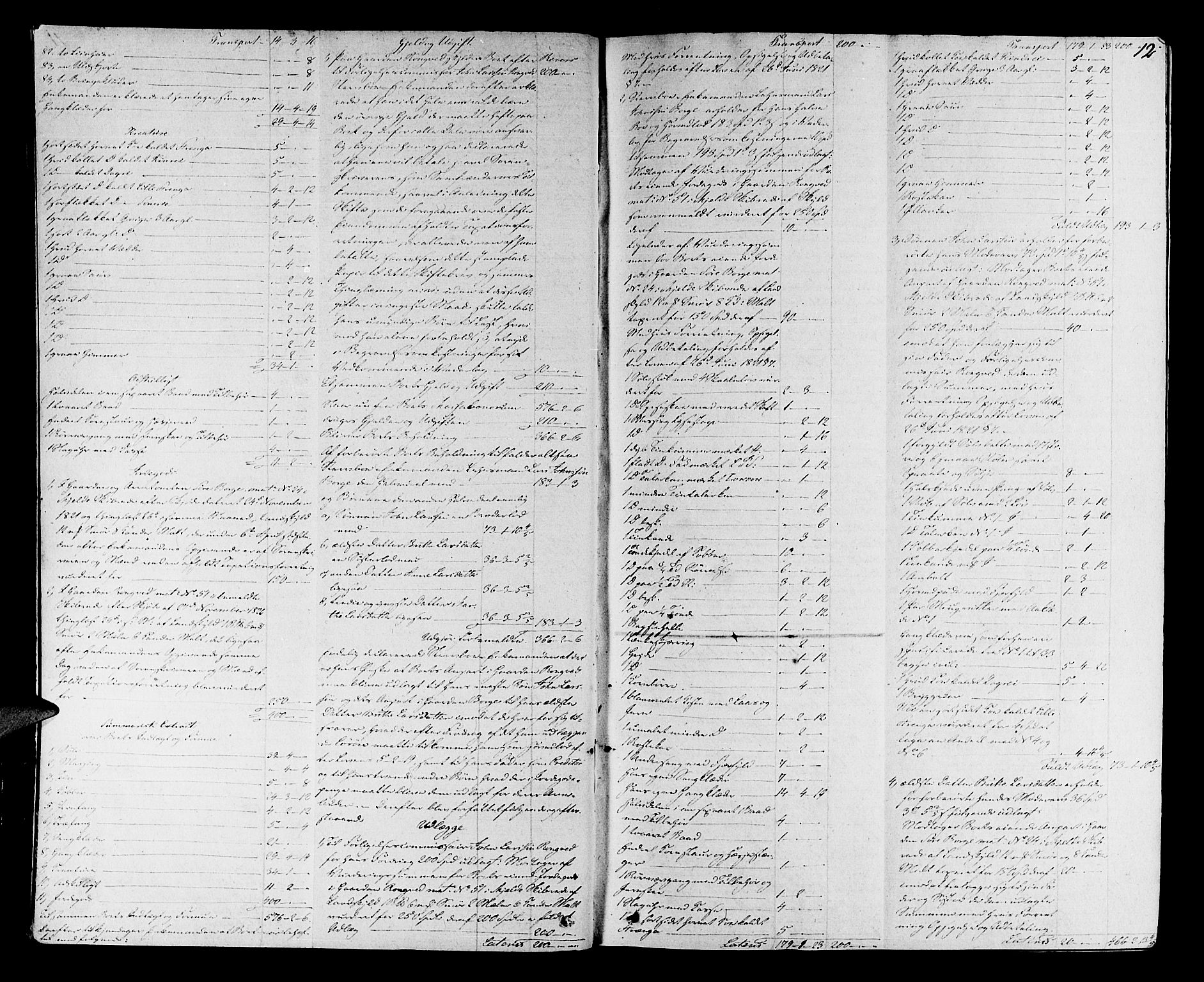 Nordhordland sorenskrivar, AV/SAB-A-2901/1/H/Ha/L0019: Skifteprotokollar Nordhordland , 1833-1837, p. 11b-12a