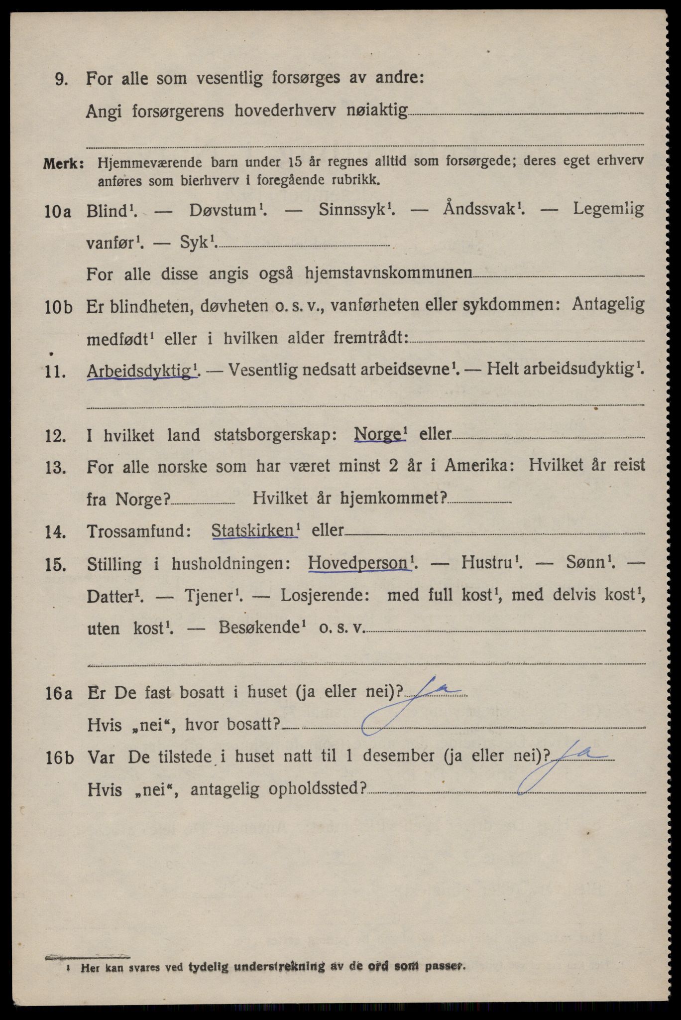 SAKO, 1920 census for Fyresdal, 1920, p. 4028