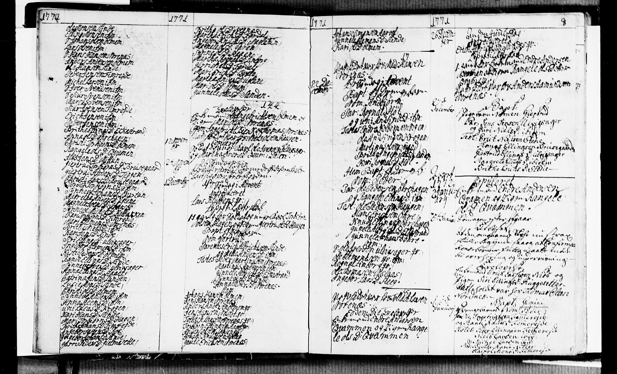 Sogndal sokneprestembete, SAB/A-81301/H/Haa/Haaa/L0006: Parish register (official) no. A 6, 1770-1782, p. 8
