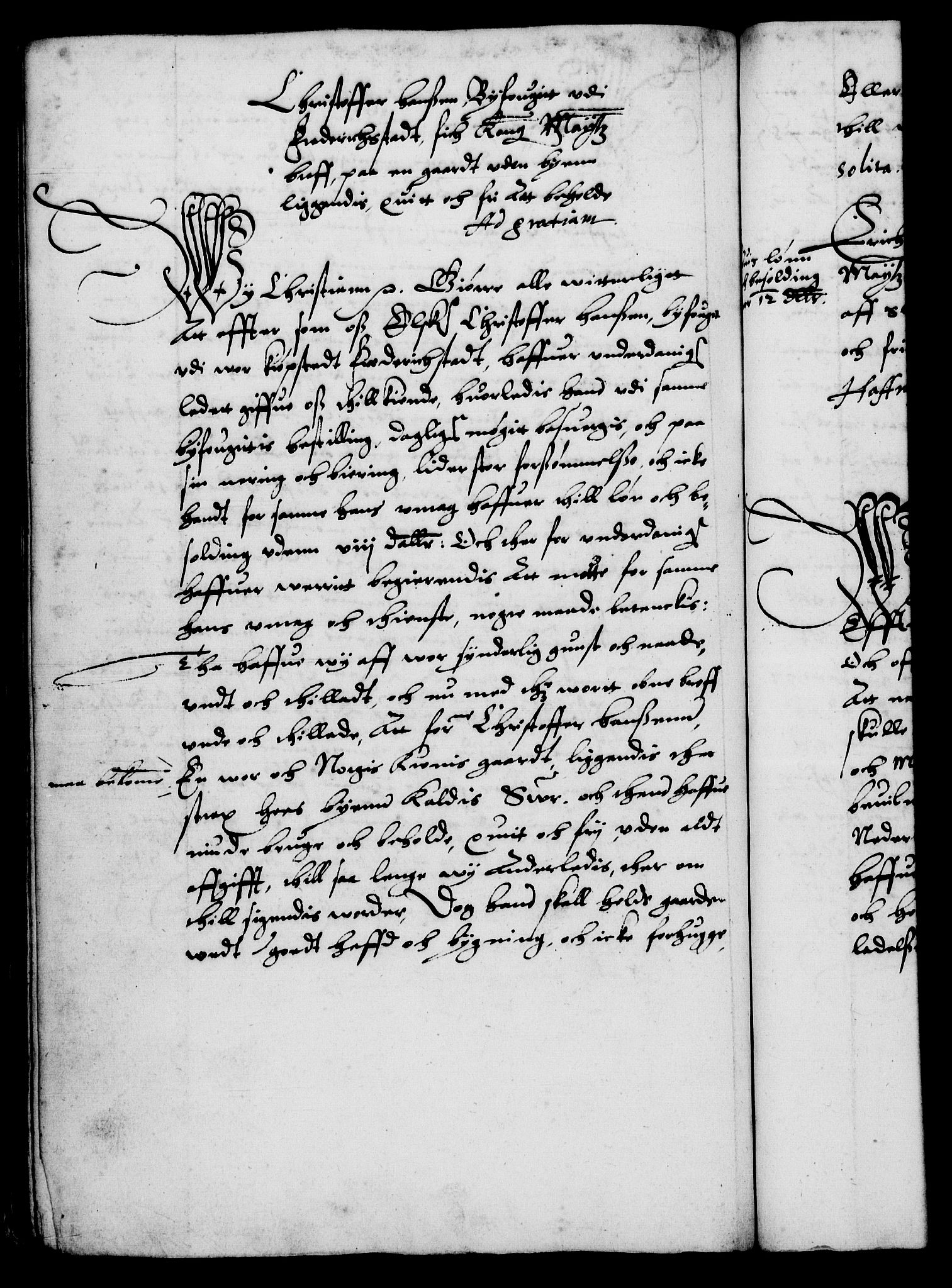 Danske Kanselli 1572-1799, AV/RA-EA-3023/F/Fc/Fca/Fcaa/L0002: Norske registre (mikrofilm), 1588-1596, p. 124b