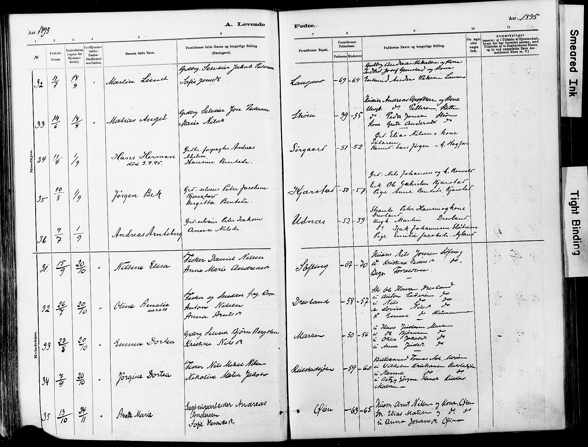 Ministerialprotokoller, klokkerbøker og fødselsregistre - Nordland, SAT/A-1459/820/L0295: Parish register (official) no. 820A16, 1880-1896, p. 142