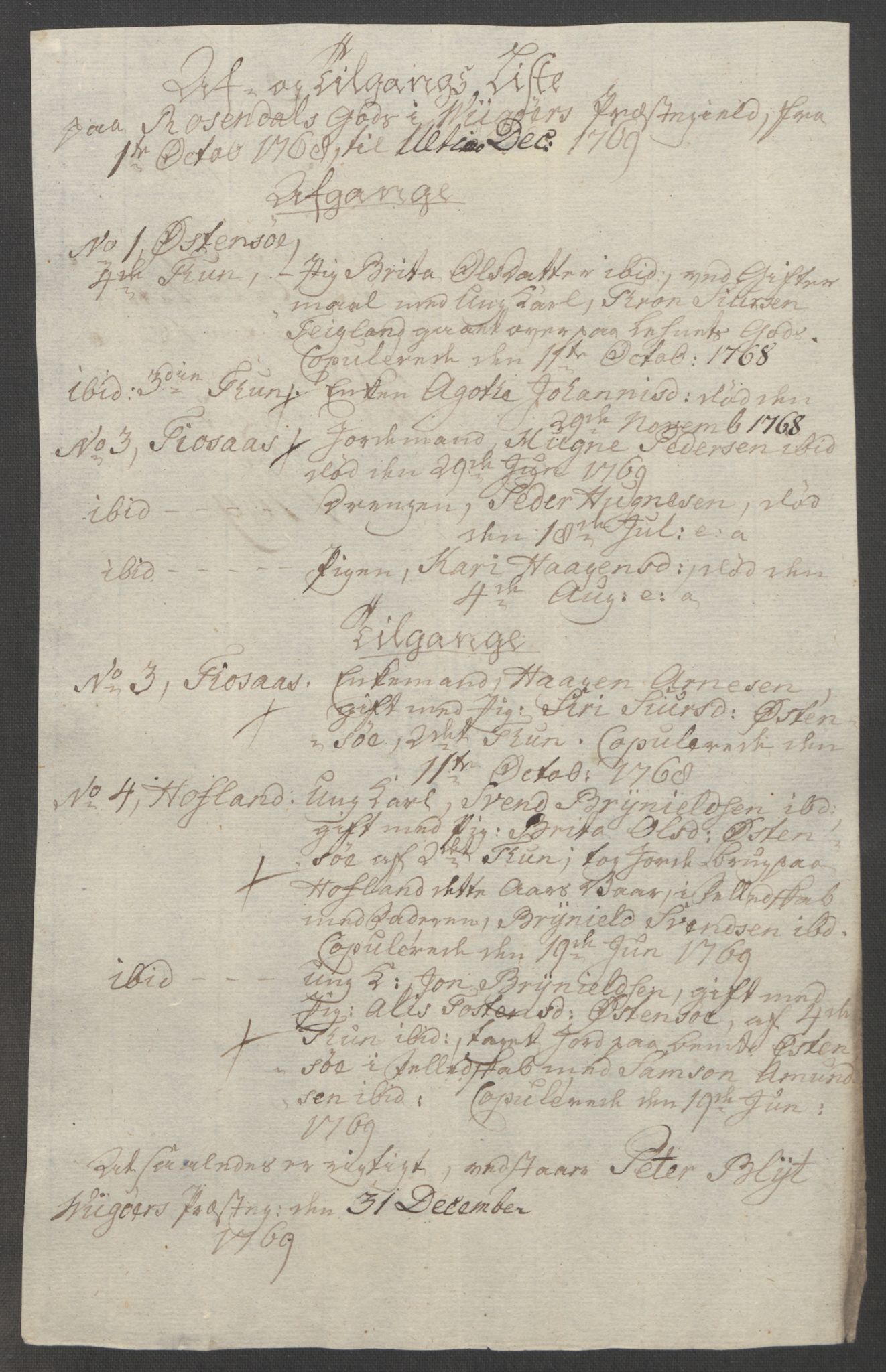 Rentekammeret inntil 1814, Reviderte regnskaper, Fogderegnskap, AV/RA-EA-4092/R49/L3157: Ekstraskatten Rosendal Baroni, 1762-1772, p. 264