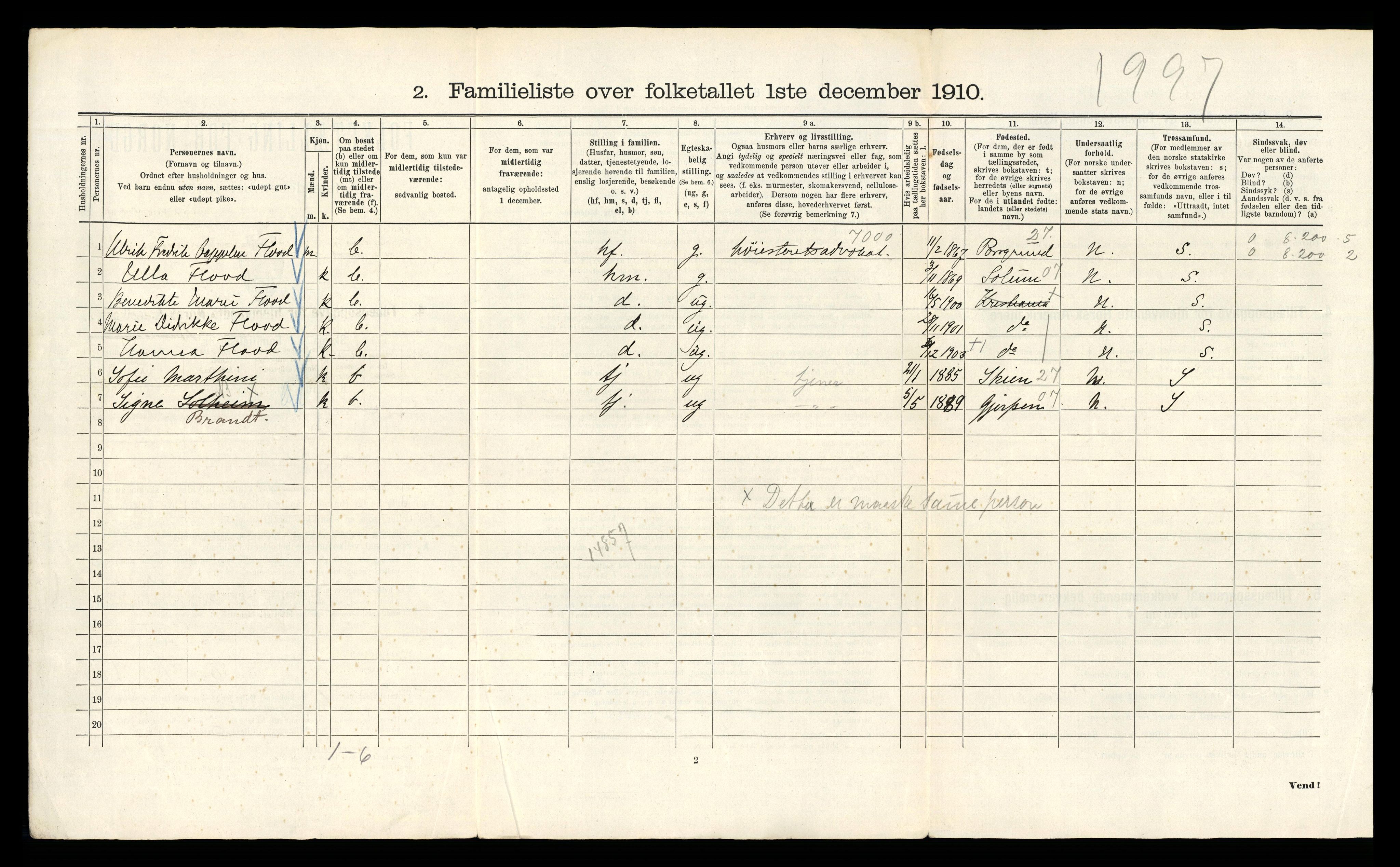 RA, 1910 census for Kristiania, 1910, p. 69430