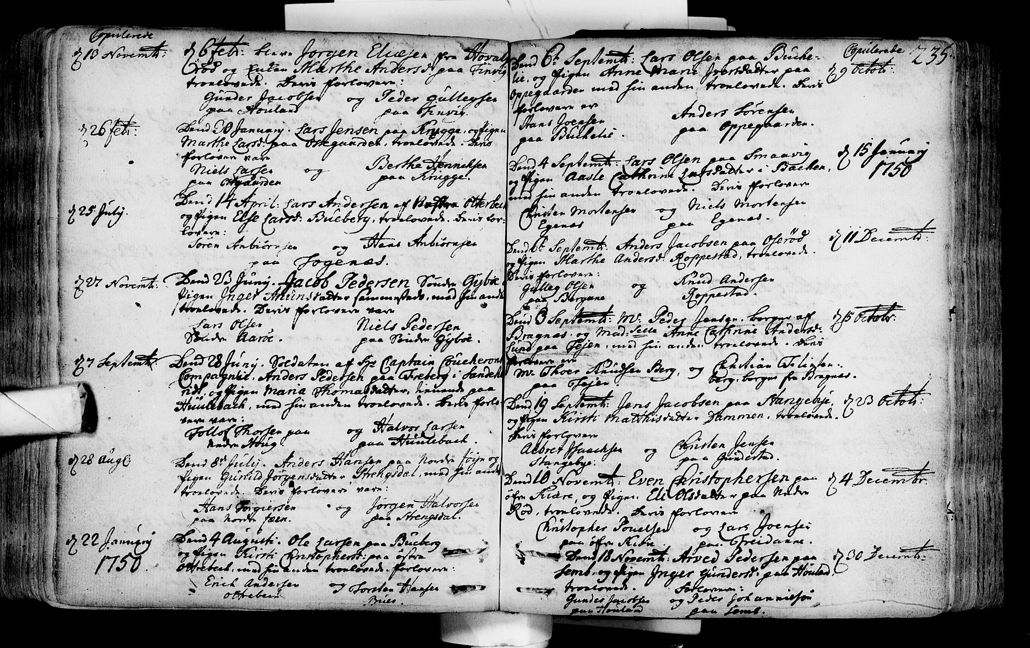 Nøtterøy kirkebøker, AV/SAKO-A-354/F/Fa/L0002: Parish register (official) no. I 2, 1738-1790, p. 235