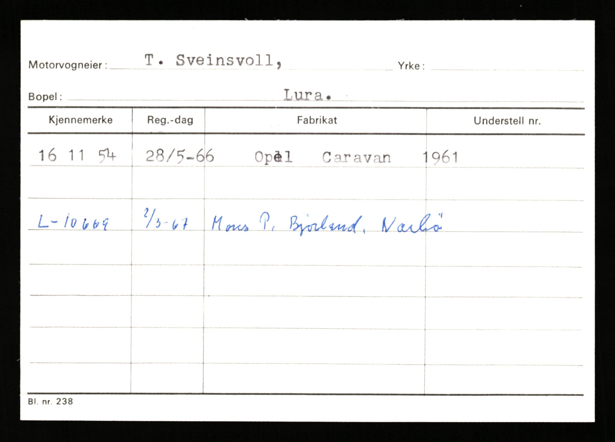 Stavanger trafikkstasjon, AV/SAST-A-101942/0/G/L0010: Registreringsnummer: 130000 - 239953, 1930-1971, p. 1077