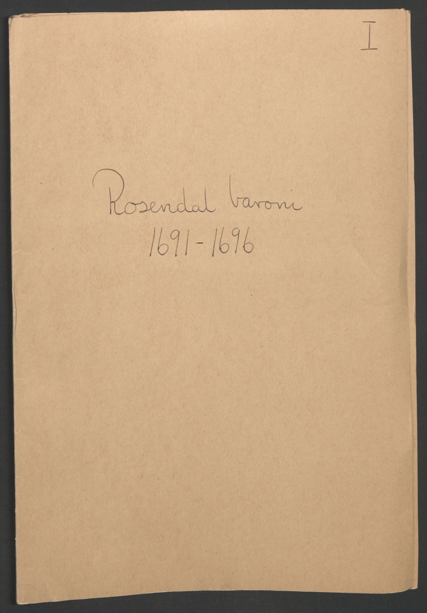 Rentekammeret inntil 1814, Reviderte regnskaper, Fogderegnskap, AV/RA-EA-4092/R49/L3138: Fogderegnskap Rosendal Baroni, 1691-1714, p. 2