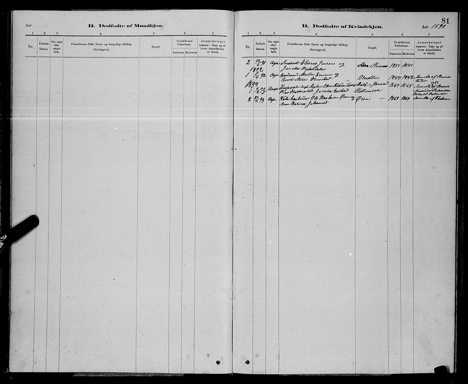 Ministerialprotokoller, klokkerbøker og fødselsregistre - Nord-Trøndelag, SAT/A-1458/714/L0134: Parish register (copy) no. 714C03, 1878-1898, p. 81