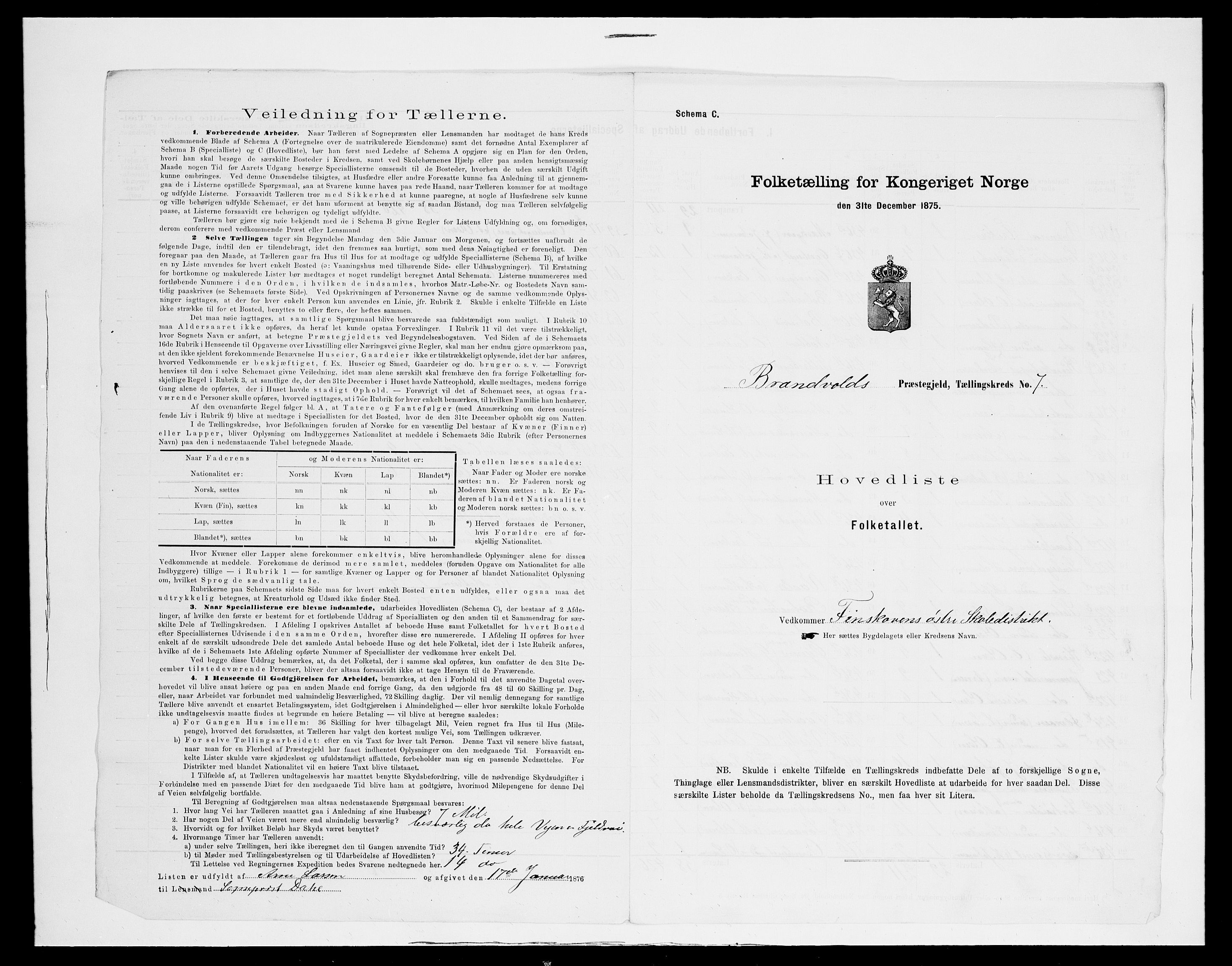 SAH, 1875 census for 0422P Brandval, 1875, p. 37