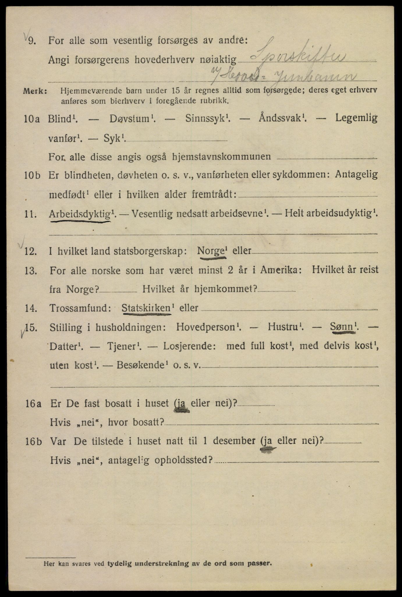 SAO, 1920 census for Kristiania, 1920, p. 380156