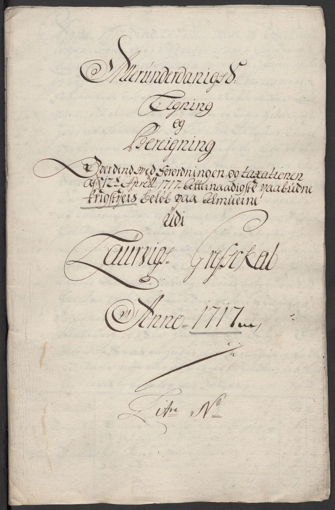 Rentekammeret inntil 1814, Reviderte regnskaper, Fogderegnskap, RA/EA-4092/R33/L1987: Fogderegnskap Larvik grevskap, 1716-1717, p. 516