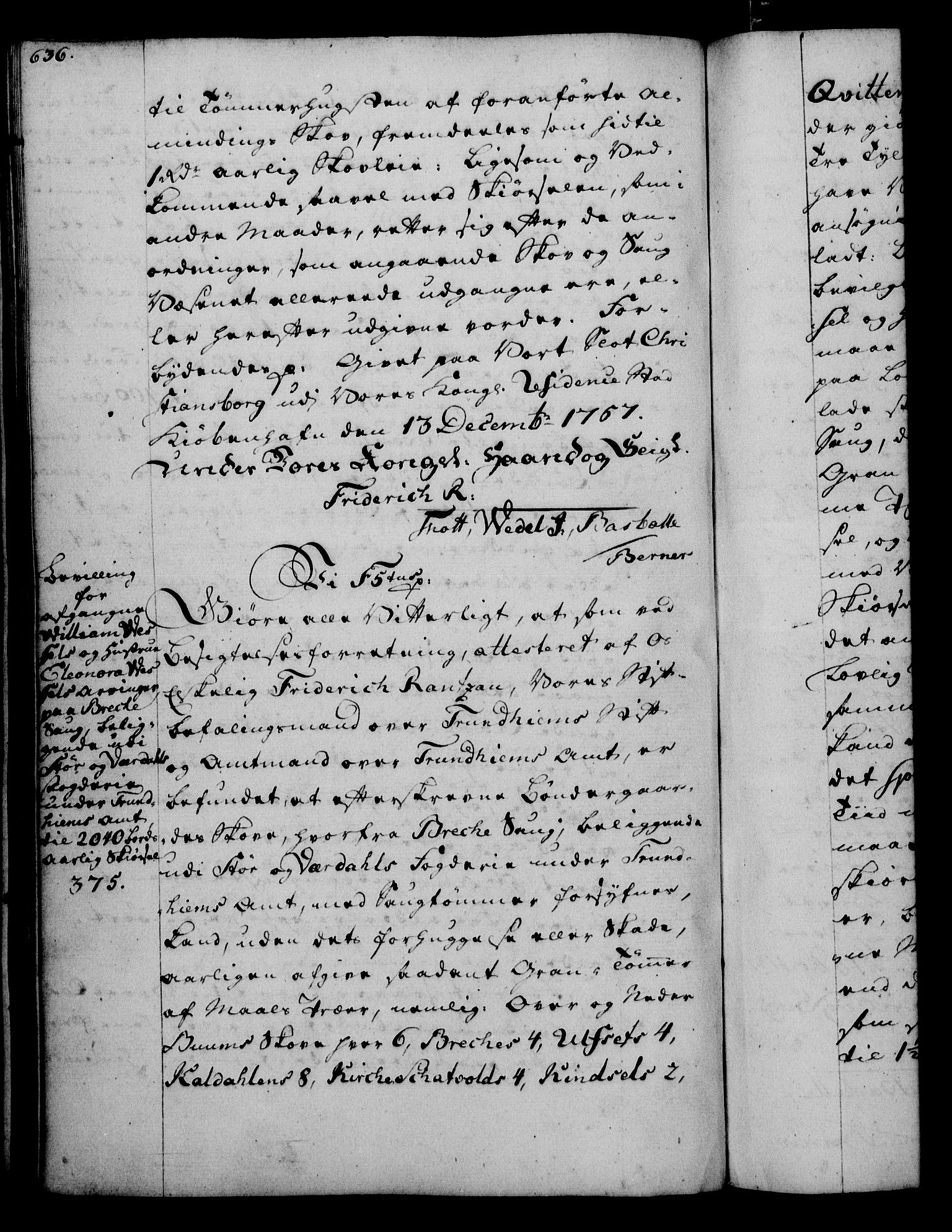 Rentekammeret, Kammerkanselliet, AV/RA-EA-3111/G/Gg/Gga/L0006: Norsk ekspedisjonsprotokoll med register (merket RK 53.6), 1749-1759, p. 636