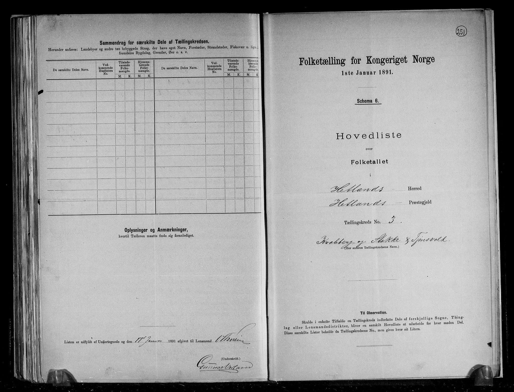 RA, 1891 census for 1126 Hetland, 1891, p. 8