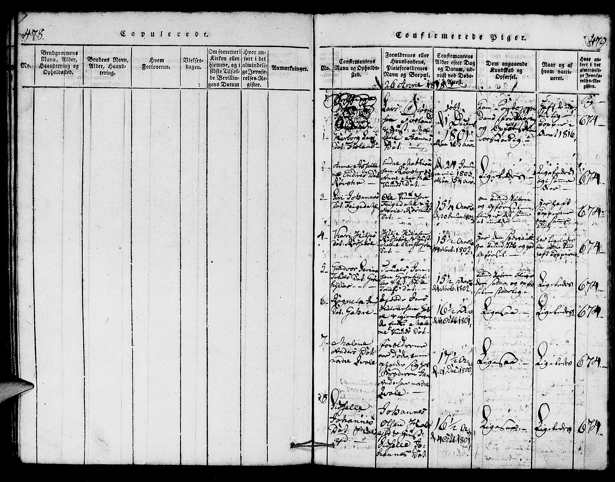 Torvastad sokneprestkontor, AV/SAST-A -101857/H/Ha/Haa/L0004: Parish register (official) no. A 4, 1817-1836, p. 478-479