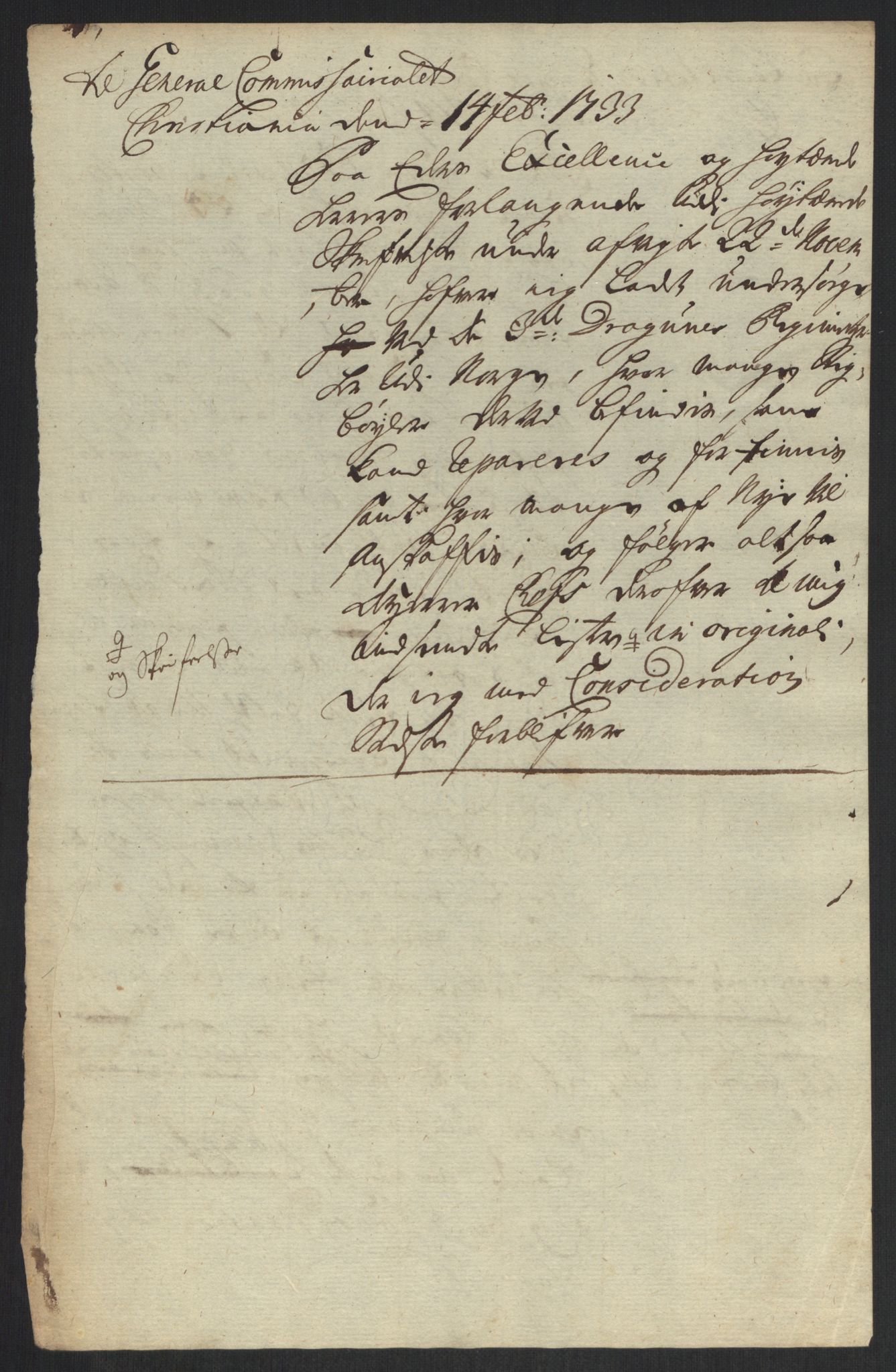 Kommanderende general (KG I) med Det norske krigsdirektorium, AV/RA-EA-5419/B/L0013: Kommanderende generals konsepter, 1730-1733, p. 620