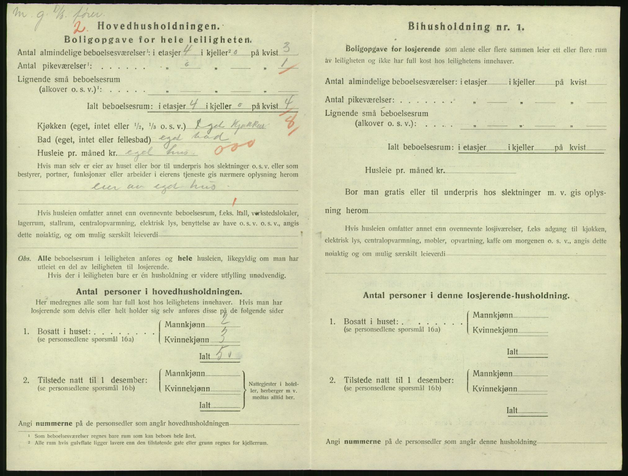 SAK, 1920 census for Risør, 1920, p. 1722