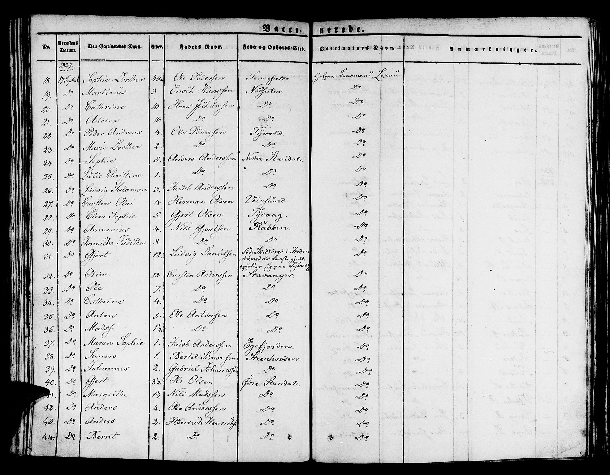 Kinn sokneprestembete, AV/SAB-A-80801/H/Haa/Haaa/L0004/0002: Parish register (official) no. A 4II, 1822-1840, p. 15