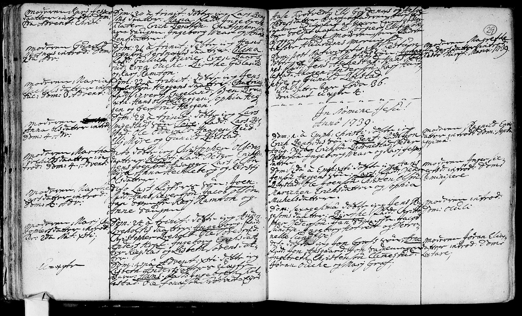 Røyken kirkebøker, SAKO/A-241/F/Fa/L0002: Parish register (official) no. 2, 1731-1782, p. 29