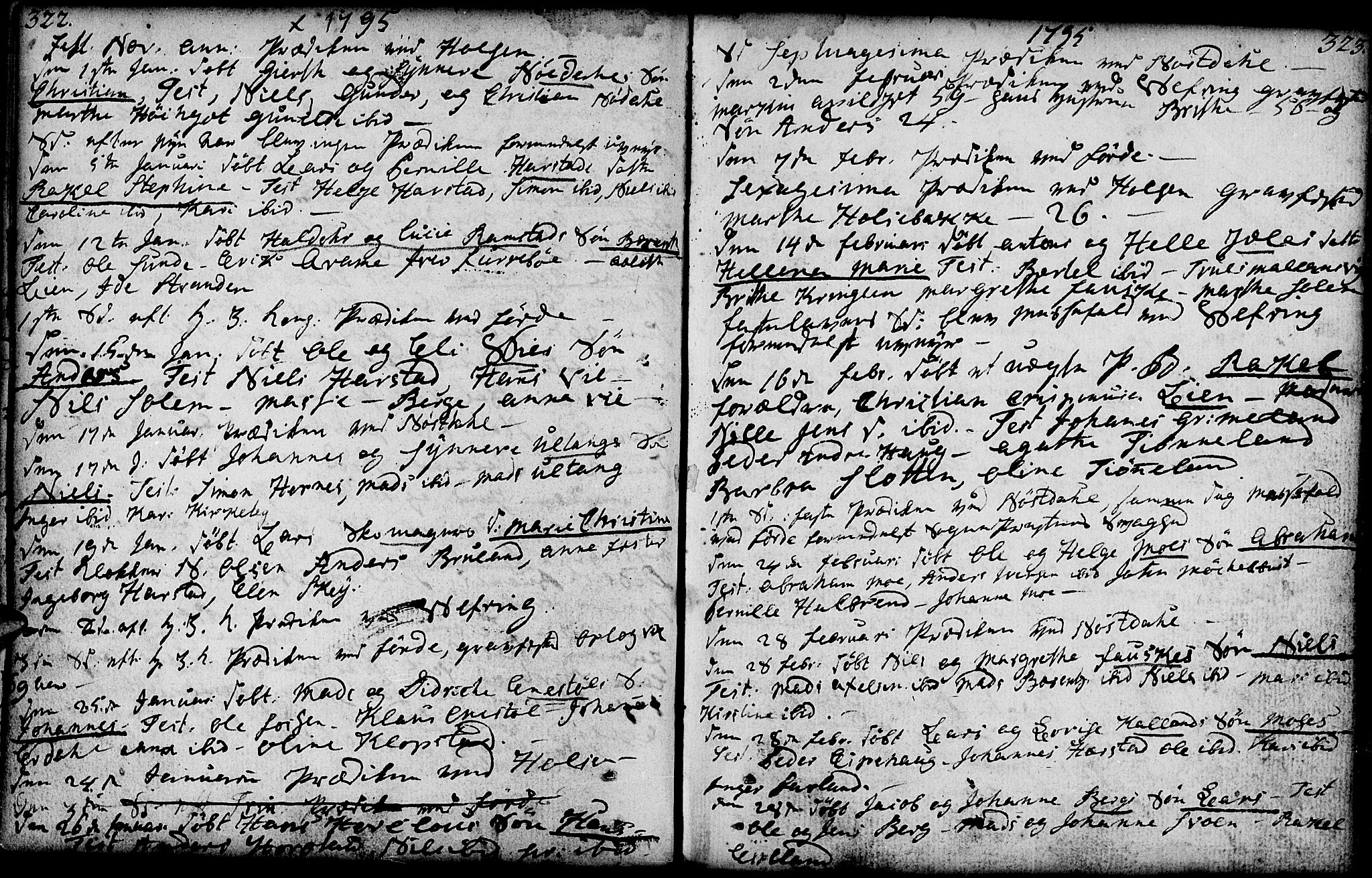 Førde sokneprestembete, AV/SAB-A-79901/H/Haa/Haaa/L0004: Parish register (official) no. A 4, 1781-1803, p. 322-323