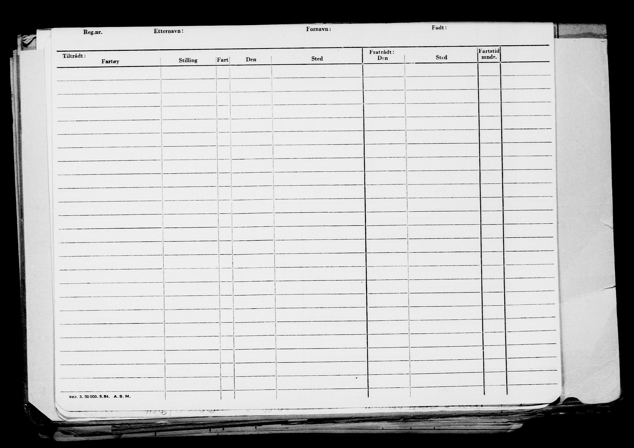 Direktoratet for sjømenn, AV/RA-S-3545/G/Gb/L0166: Hovedkort, 1919, p. 94