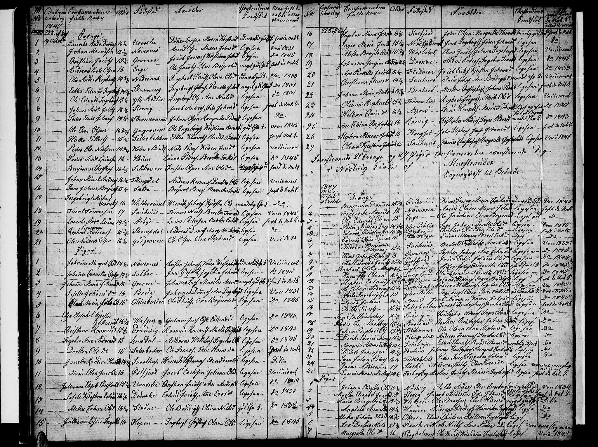 Ministerialprotokoller, klokkerbøker og fødselsregistre - Nordland, SAT/A-1459/814/L0228: Parish register (copy) no. 814C01, 1838-1858, p. 111-112