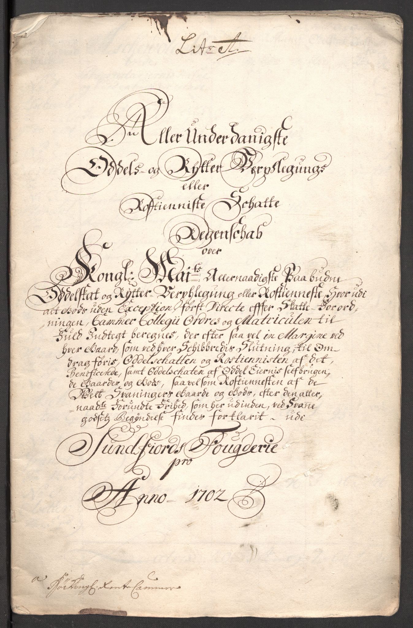 Rentekammeret inntil 1814, Reviderte regnskaper, Fogderegnskap, RA/EA-4092/R53/L3426: Fogderegnskap Sunn- og Nordfjord, 1702, p. 30