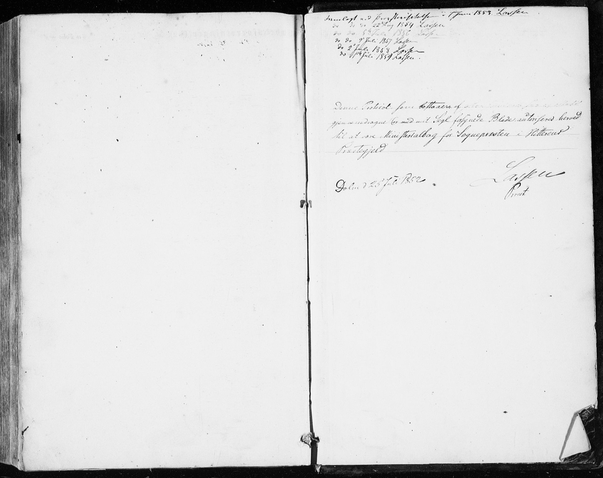 Ministerialprotokoller, klokkerbøker og fødselsregistre - Sør-Trøndelag, AV/SAT-A-1456/634/L0530: Parish register (official) no. 634A06, 1852-1860
