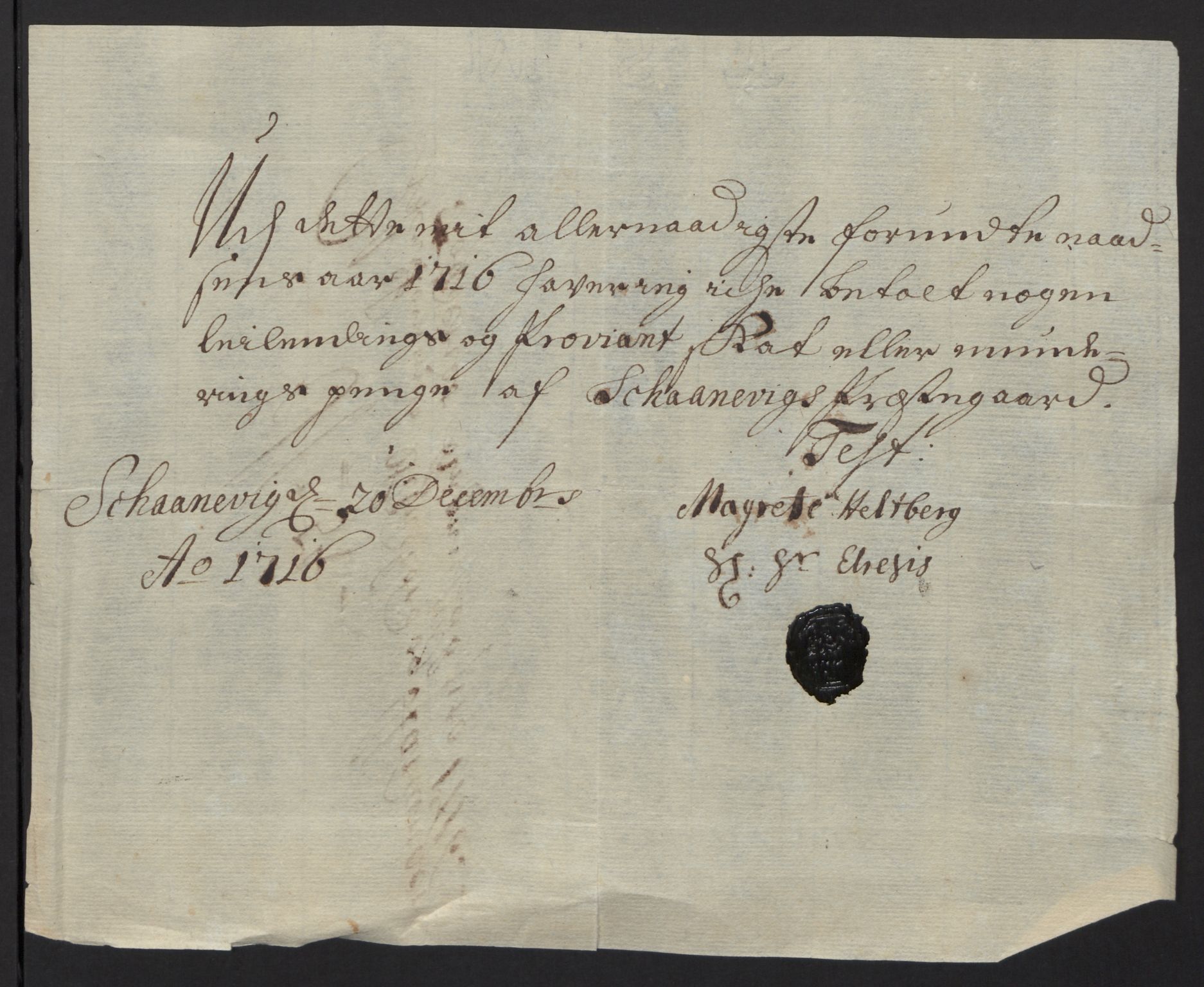 Rentekammeret inntil 1814, Reviderte regnskaper, Fogderegnskap, AV/RA-EA-4092/R48/L2992: Fogderegnskap Sunnhordland og Hardanger, 1716, p. 271