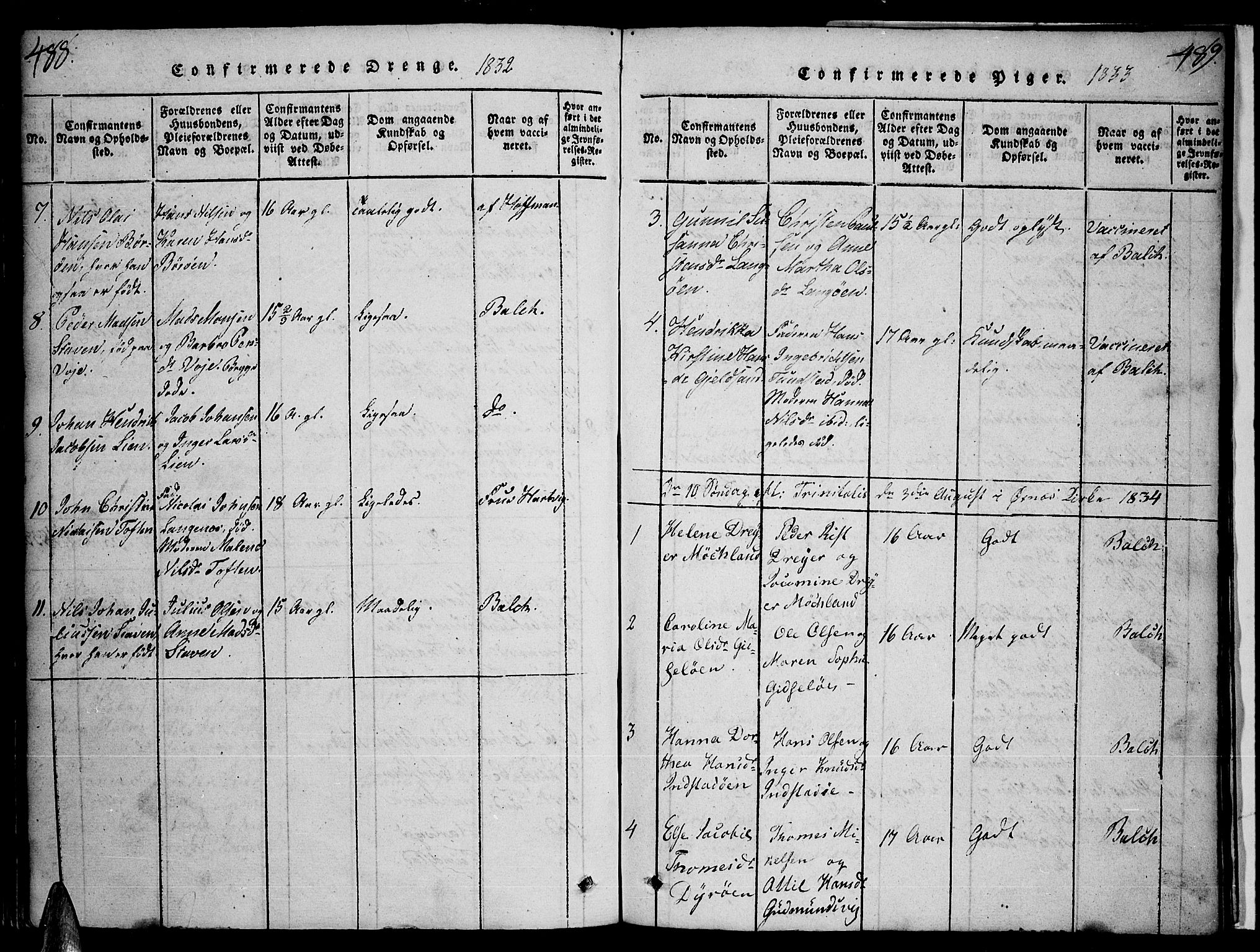 Ministerialprotokoller, klokkerbøker og fødselsregistre - Nordland, SAT/A-1459/893/L1331: Parish register (official) no. 893A04, 1820-1840, p. 488-489
