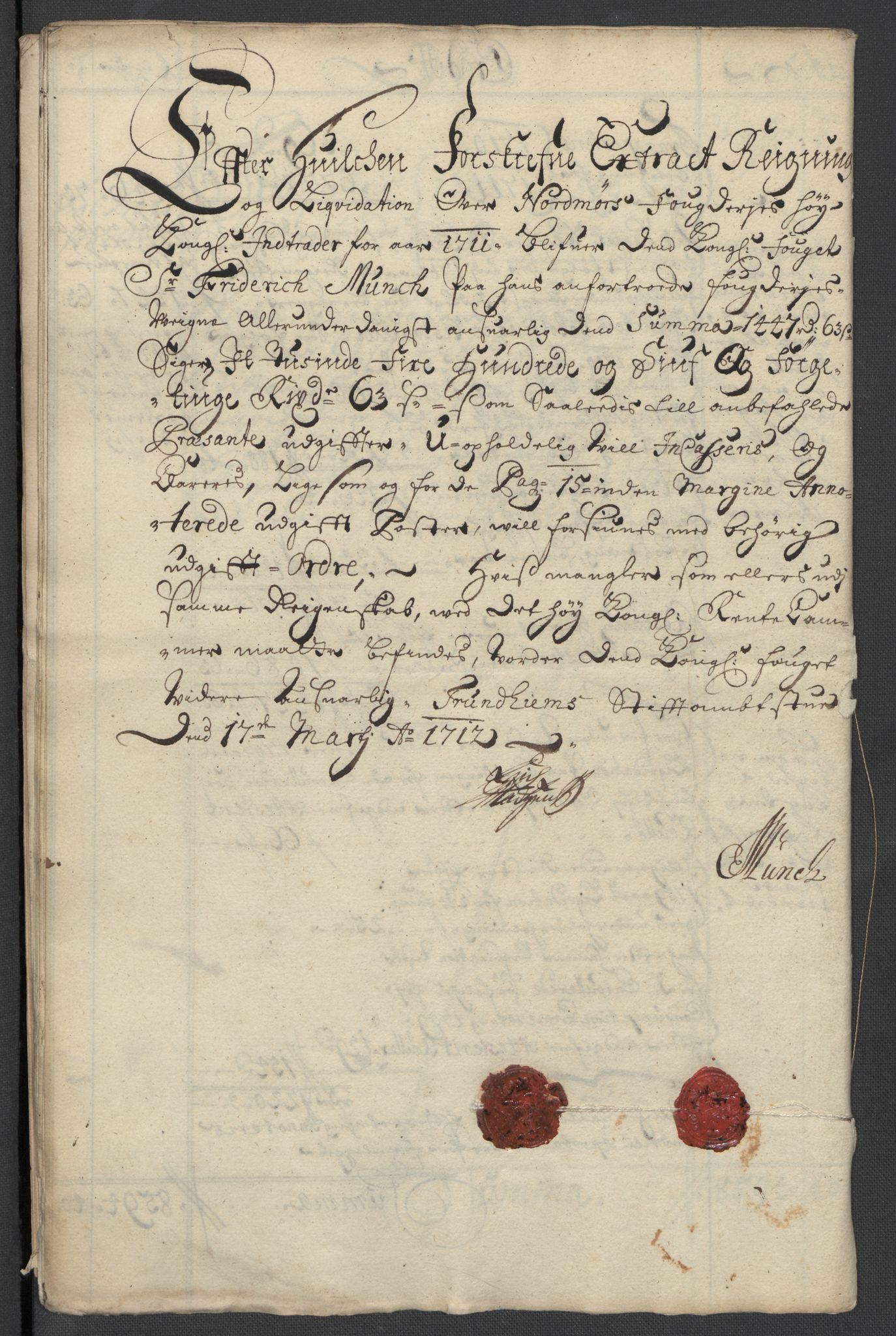 Rentekammeret inntil 1814, Reviderte regnskaper, Fogderegnskap, RA/EA-4092/R56/L3745: Fogderegnskap Nordmøre, 1711, p. 20