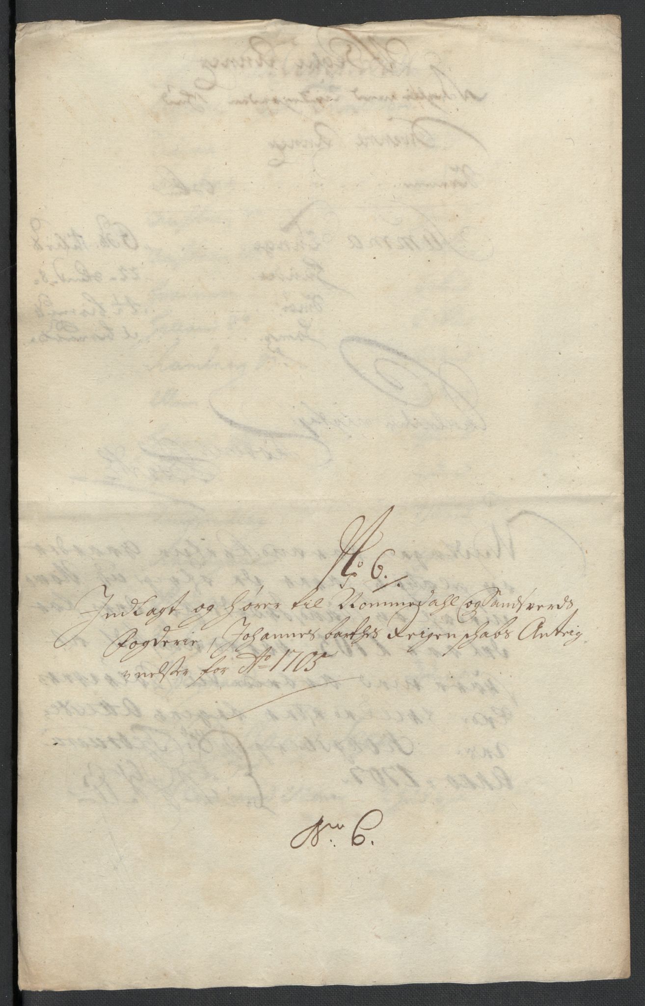 Rentekammeret inntil 1814, Reviderte regnskaper, Fogderegnskap, AV/RA-EA-4092/R24/L1583: Fogderegnskap Numedal og Sandsvær, 1705-1706, p. 208