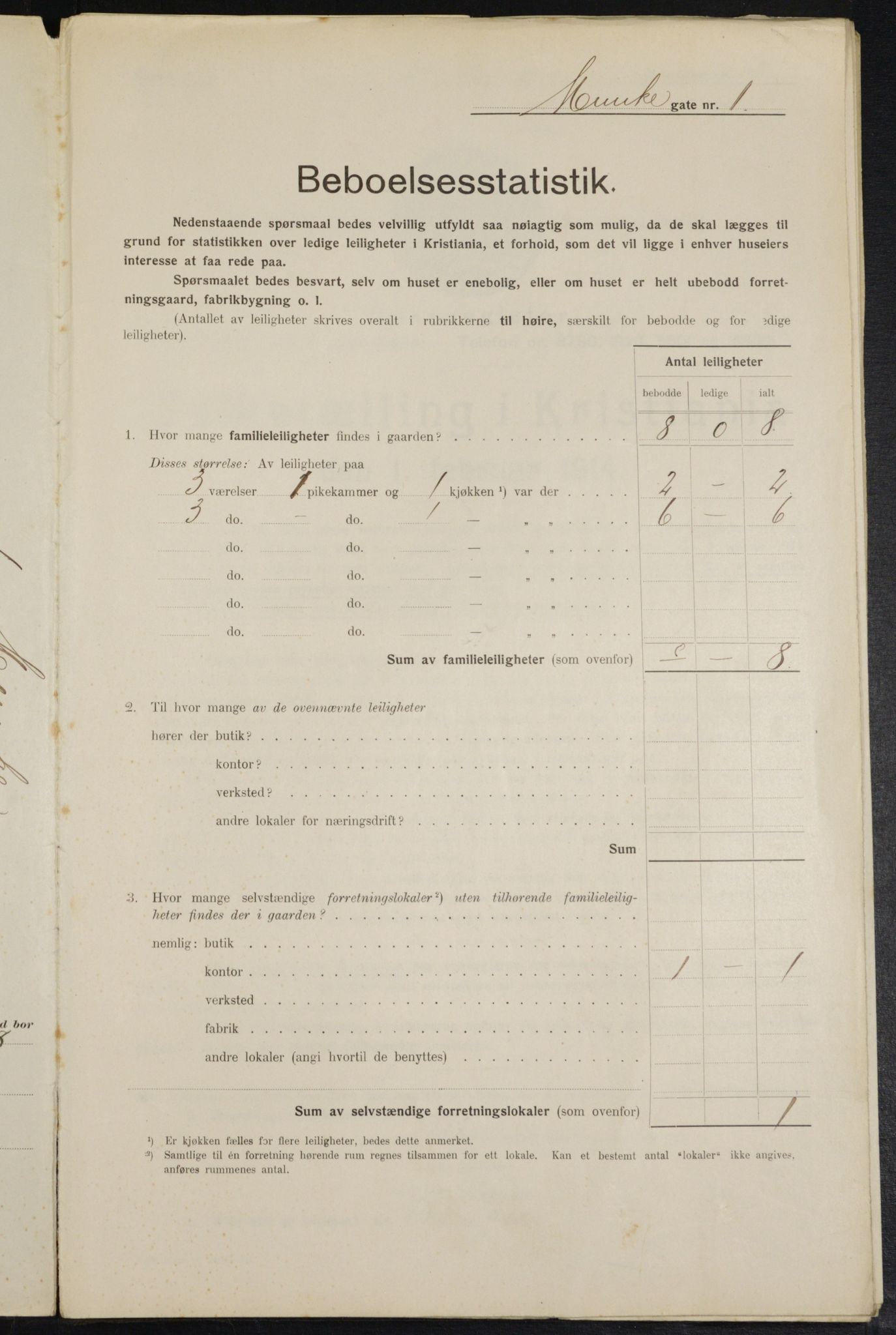 OBA, Municipal Census 1914 for Kristiania, 1914, p. 67922