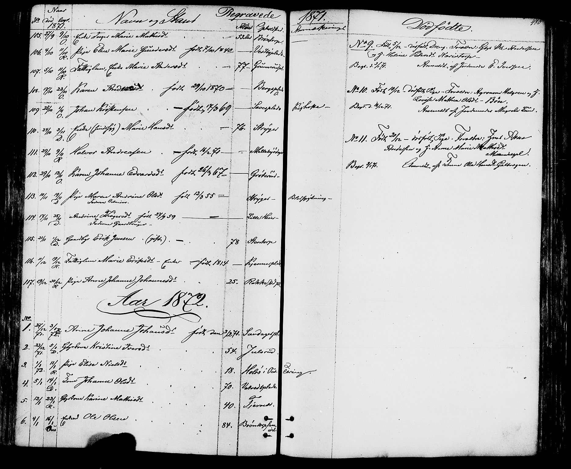 Rakkestad prestekontor Kirkebøker, AV/SAO-A-2008/F/Fa/L0011: Parish register (official) no. I 11, 1862-1877, p. 480