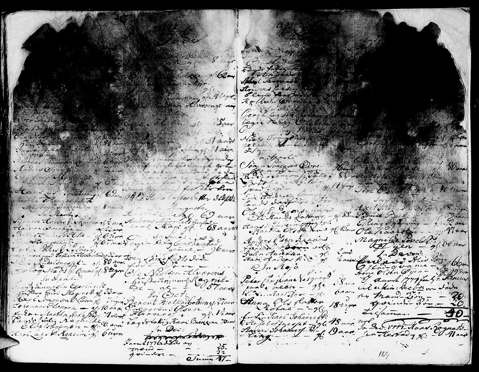 Gaular sokneprestembete, SAB/A-80001/H/Haa: Parish register (official) no. A 1, 1755-1785, p. 169