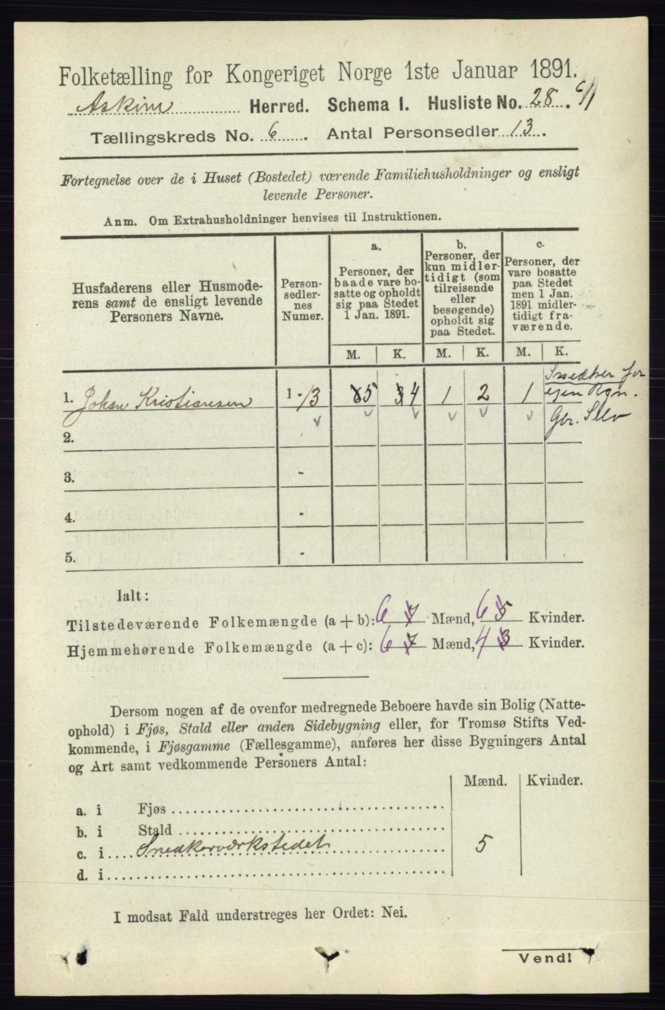 RA, 1891 census for 0124 Askim, 1891, p. 774