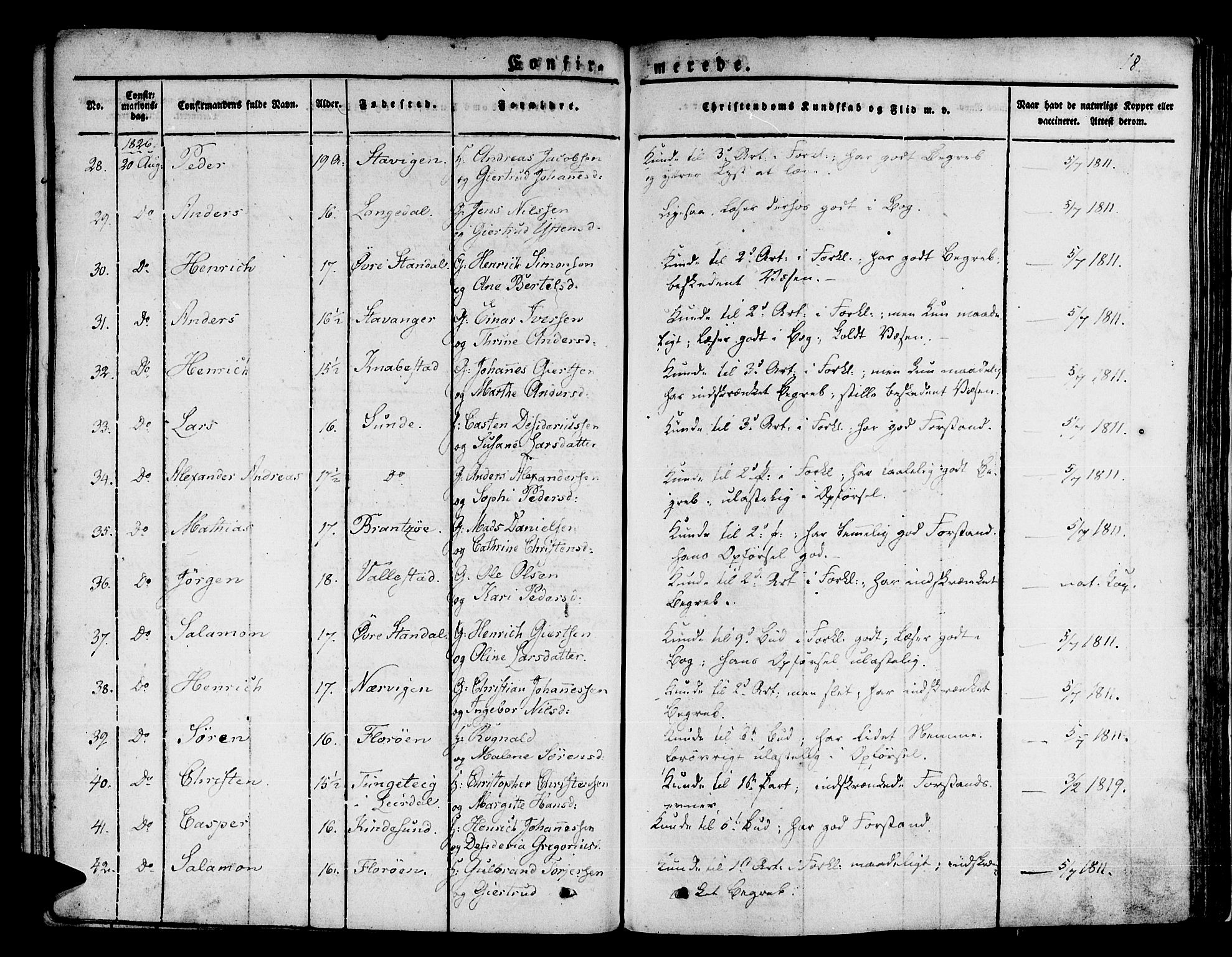 Kinn sokneprestembete, AV/SAB-A-80801/H/Haa/Haaa/L0004/0001: Parish register (official) no. A 4I, 1822-1840, p. 18