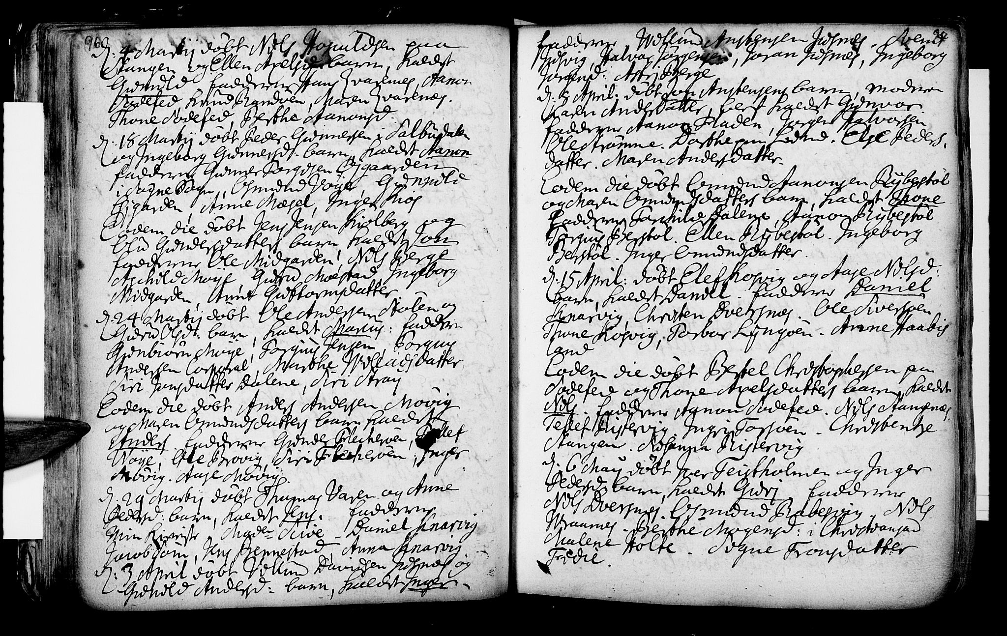 Oddernes sokneprestkontor, AV/SAK-1111-0033/F/Fa/Faa/L0002: Parish register (official) no. A 2, 1719-1764, p. 96-97